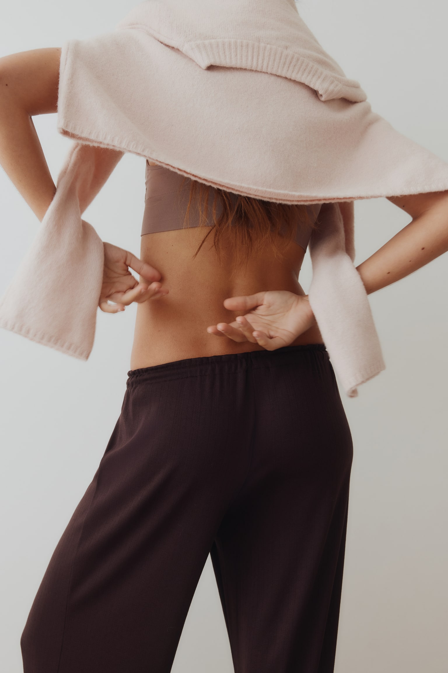 מכנסי פיג'מה מפוינטל - חום כהה/שחור/אפור בהיר מלאנז'/שחור/קרם/פרחוני/לבן/פרחוני - 6