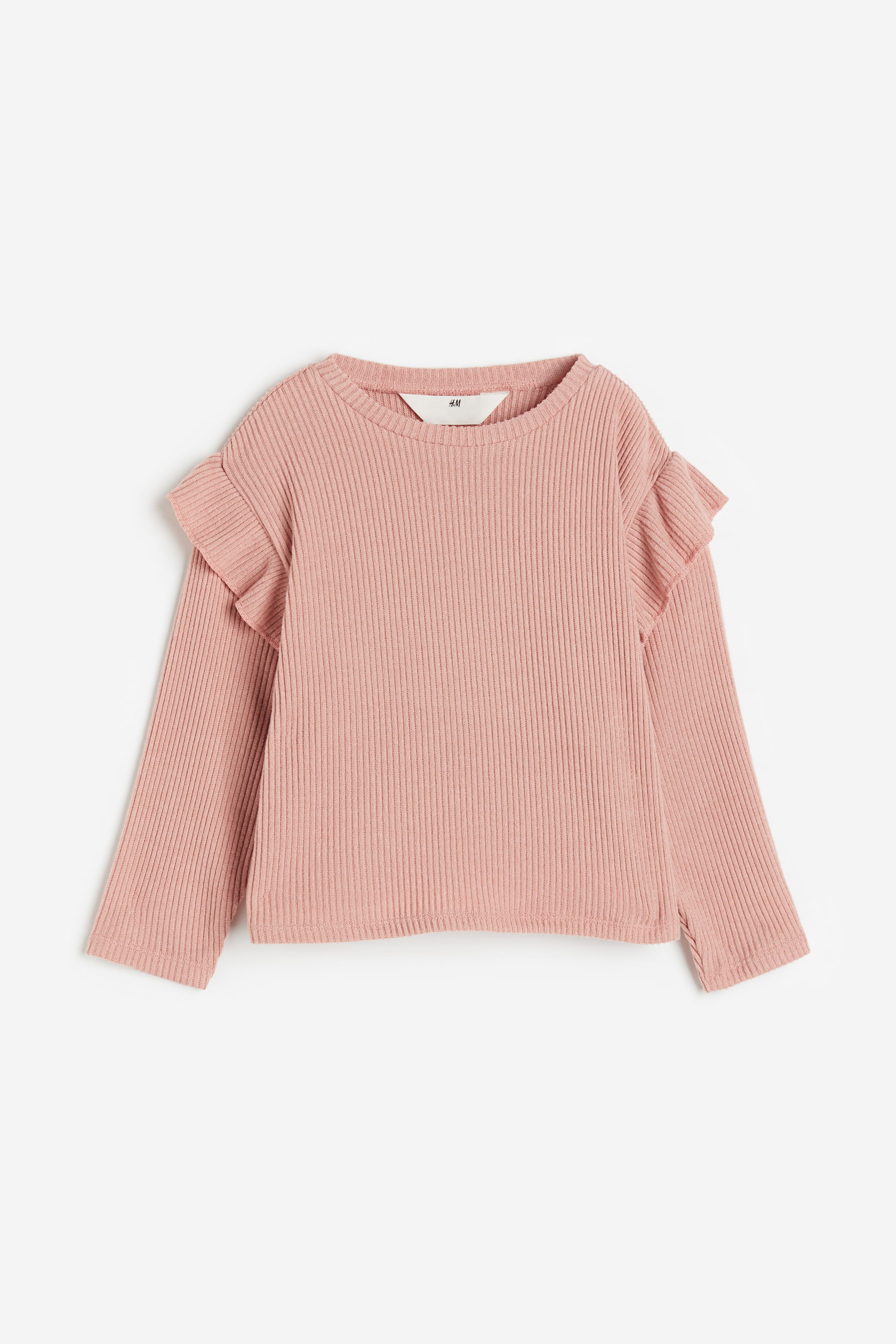 Flounce-trimmed Sweater