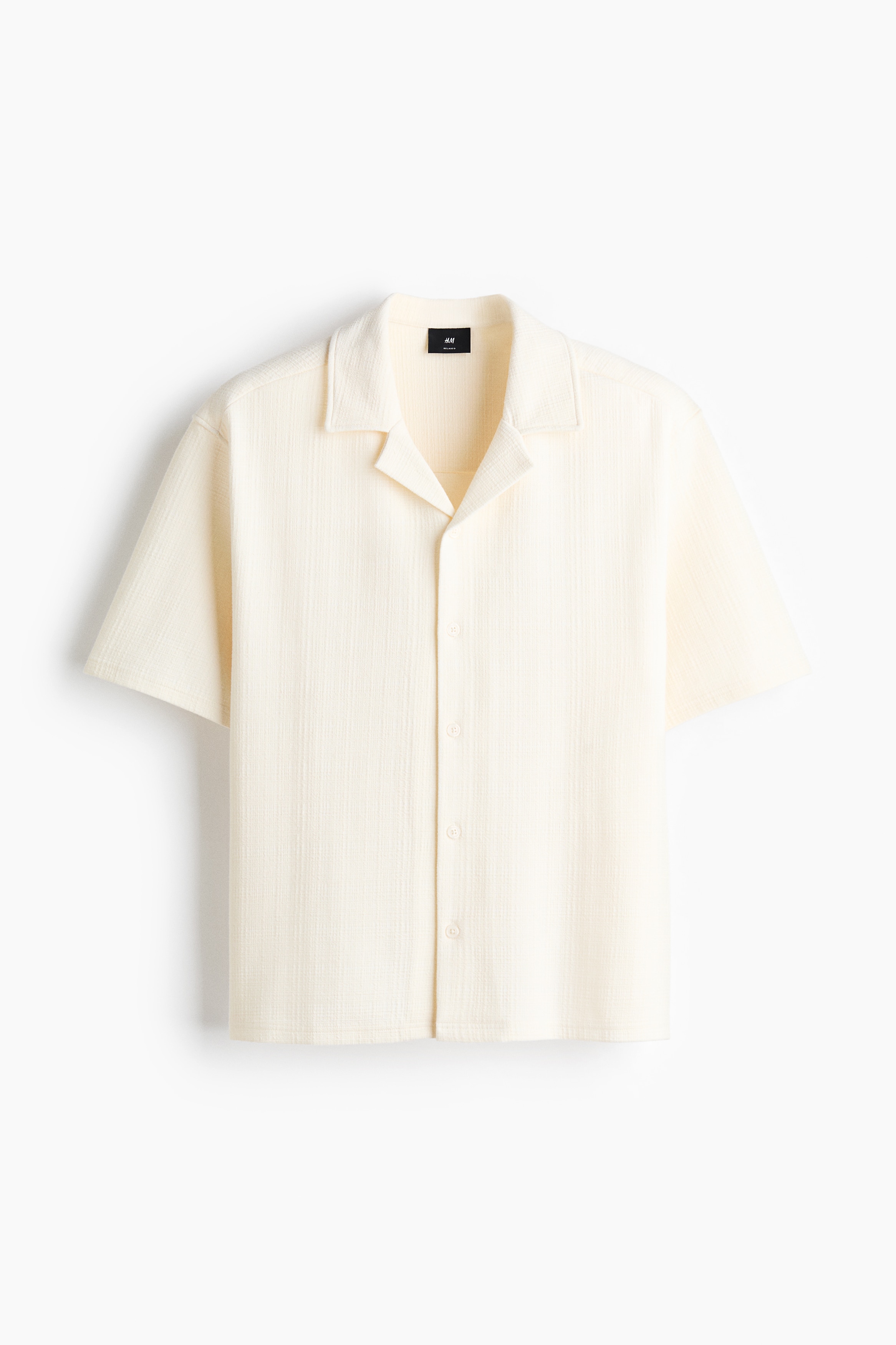 Letnja košulja Relaxed Fit - Krem/Crna