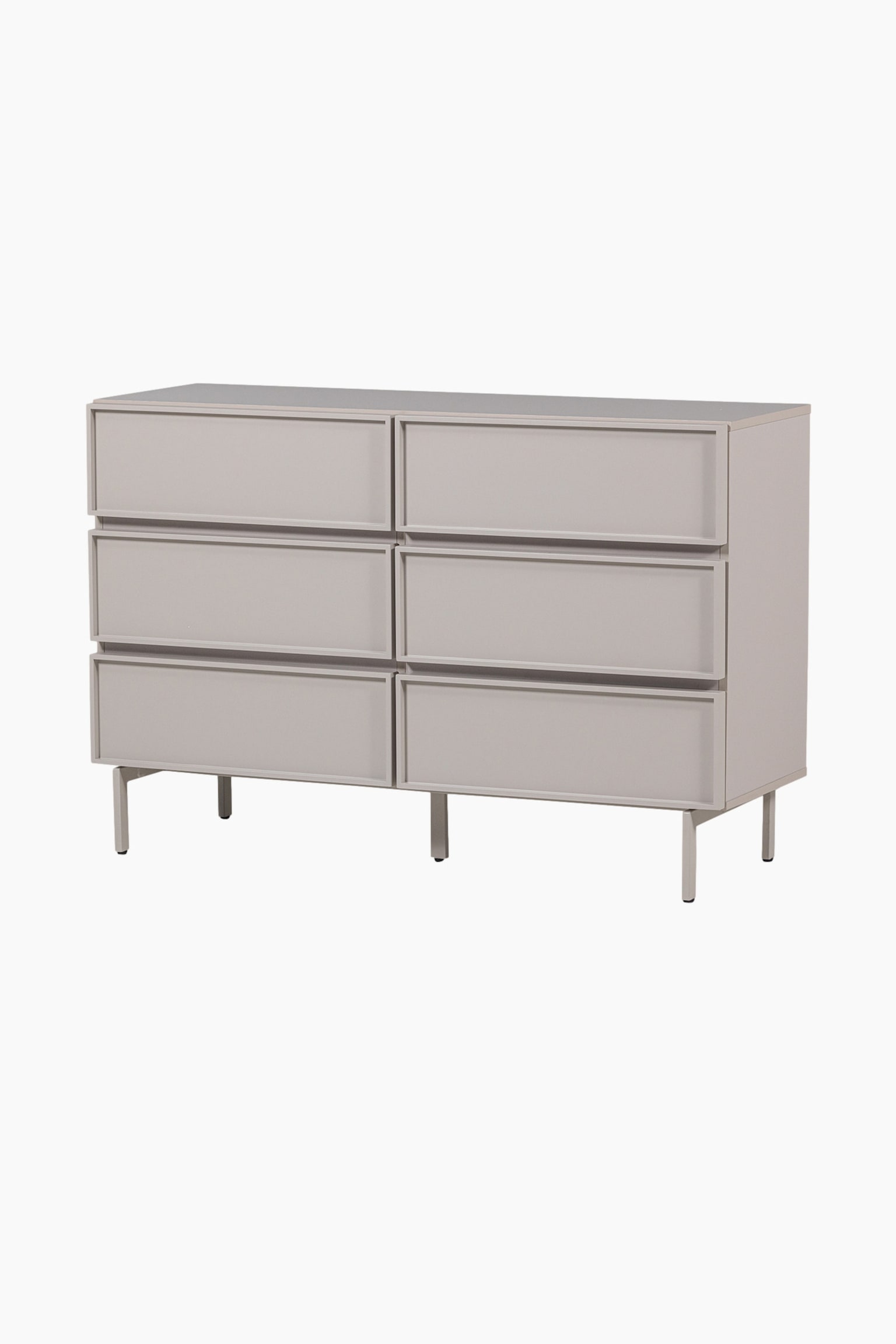 Tours Kommode 6 Schubladen - Beige