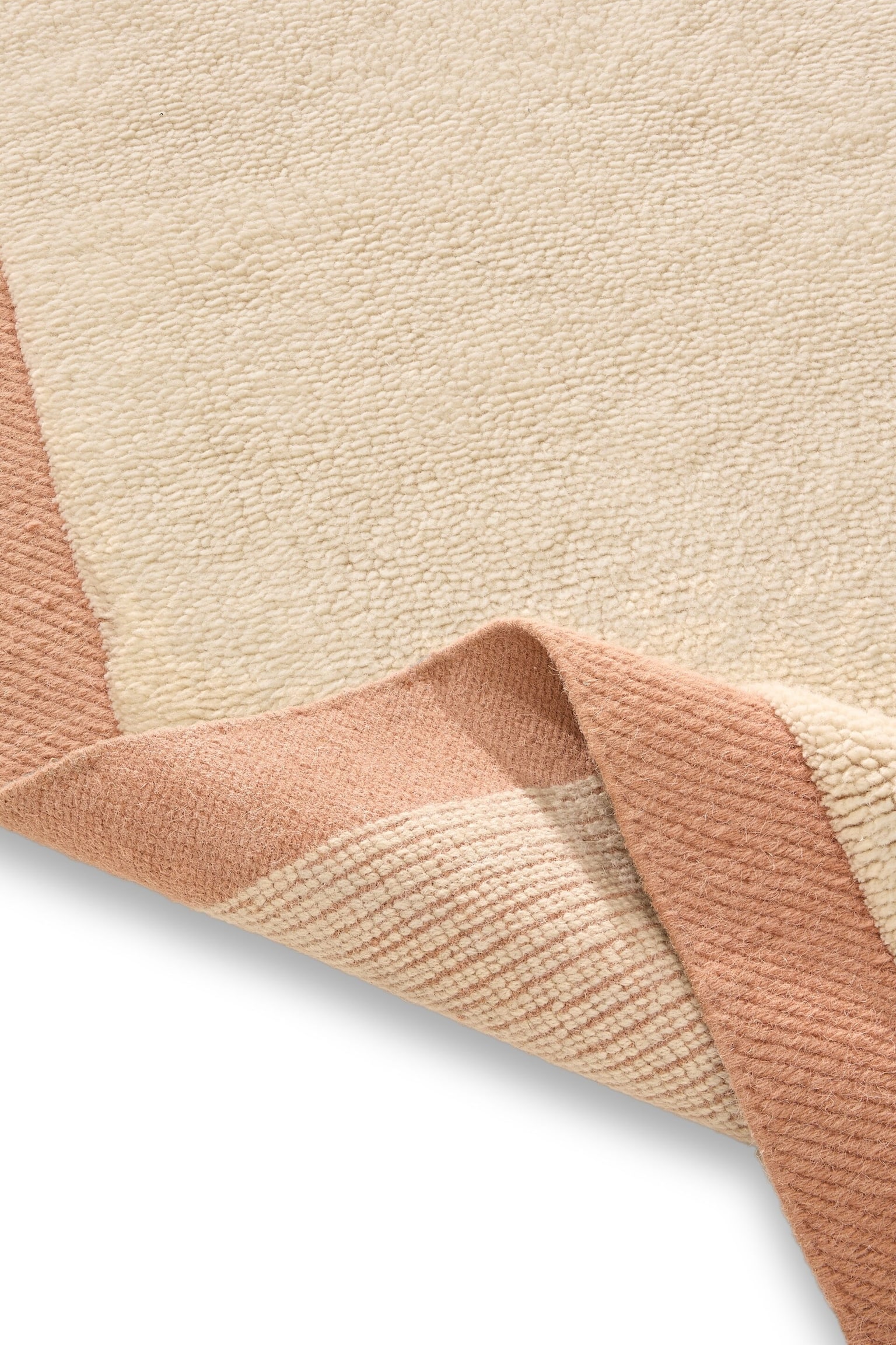 Wollteppich Franco - Cream/rosa/Cream/beige/Cream - 5
