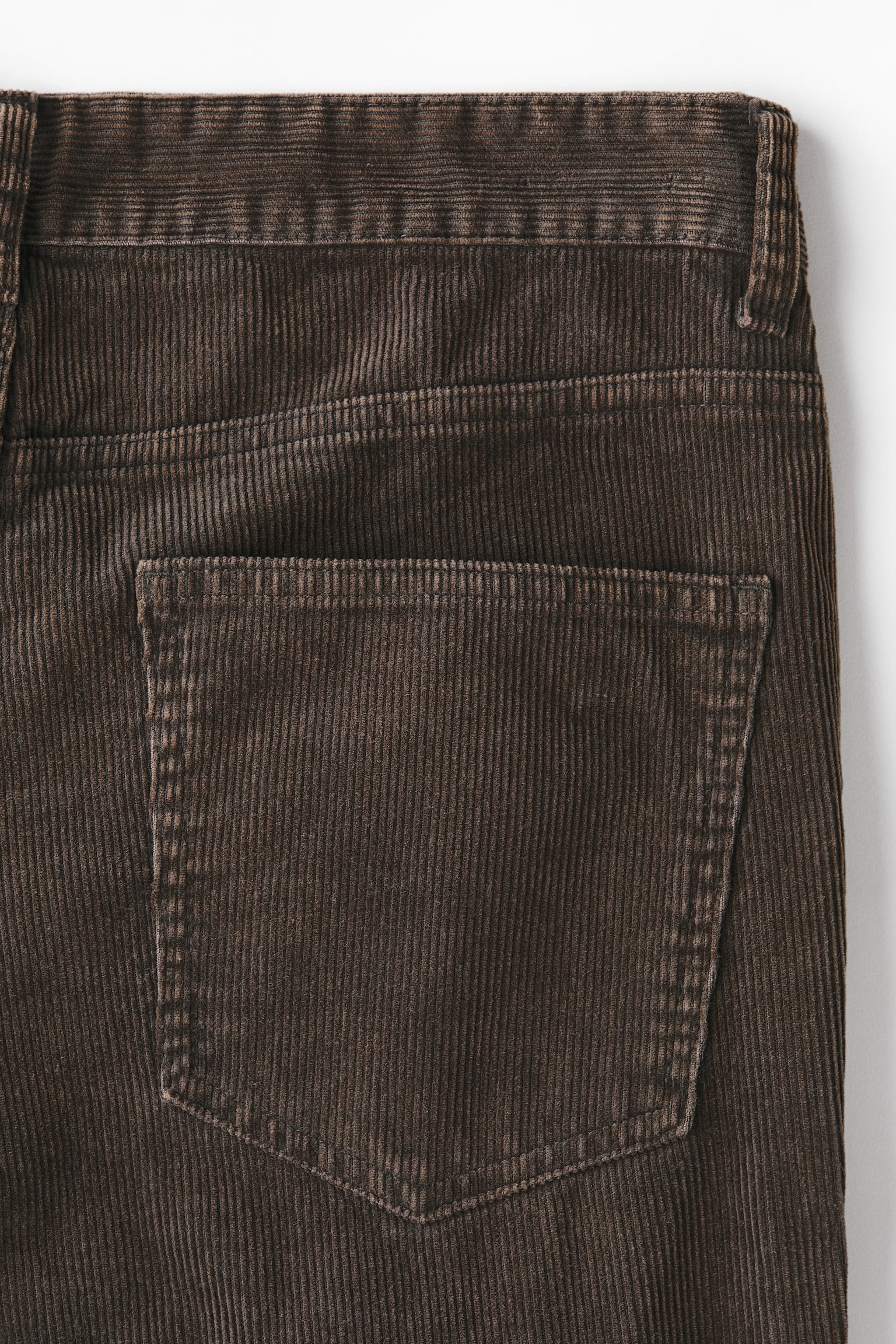 Manšestrové kalhoty Relaxed Fit - Tmavě šedá/Černý denim - 7