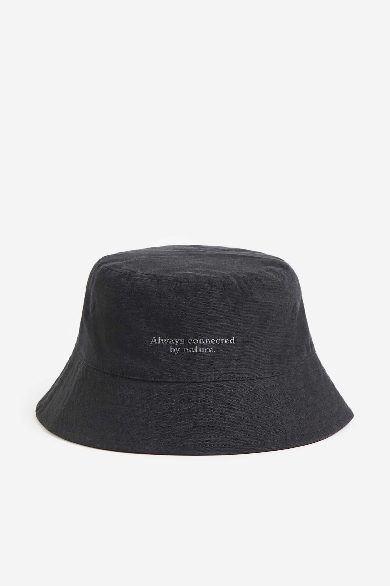 Cotton bucket hat - Black/Always Connected - Men | H&M GB