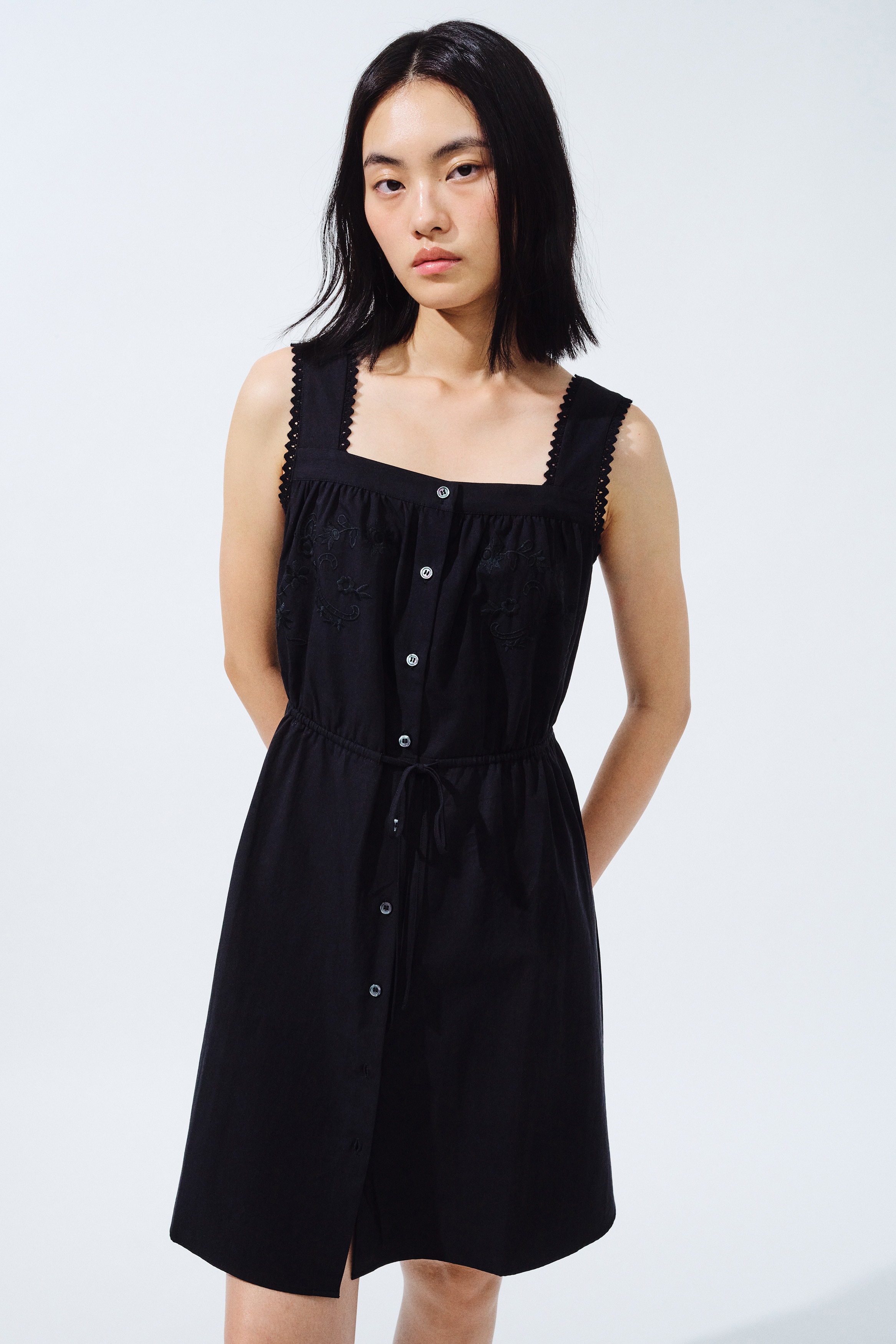 what is cocktail dress code Long-Sleeve Short Black Low V-Neck Party Dress Black / XLarge