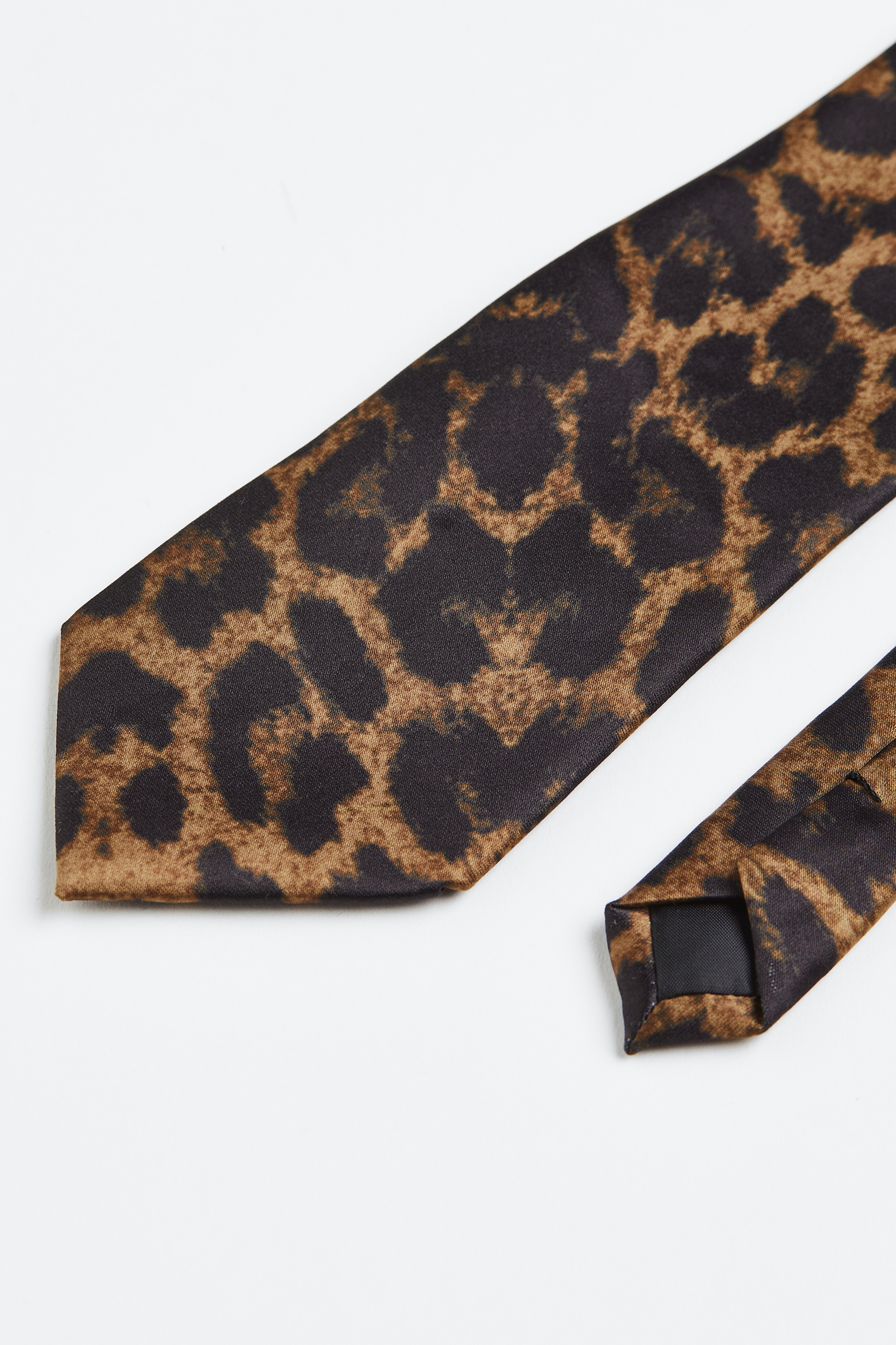 stussy JACQUARD LEOPARD TIE