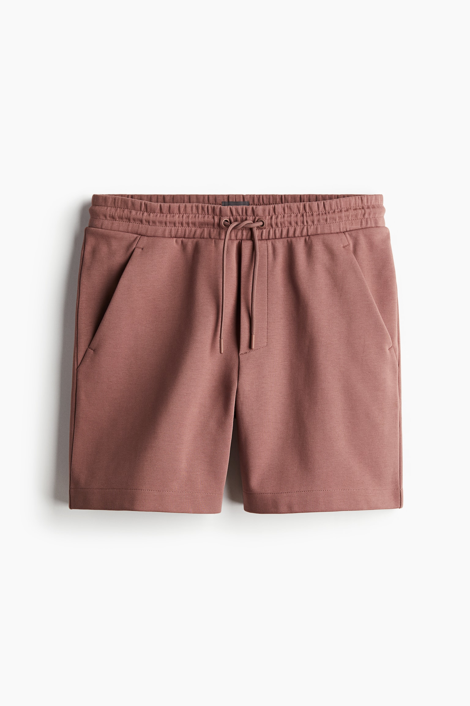 Regular Fit Sweatshorts - Brick red/Black/White/Beige - 2