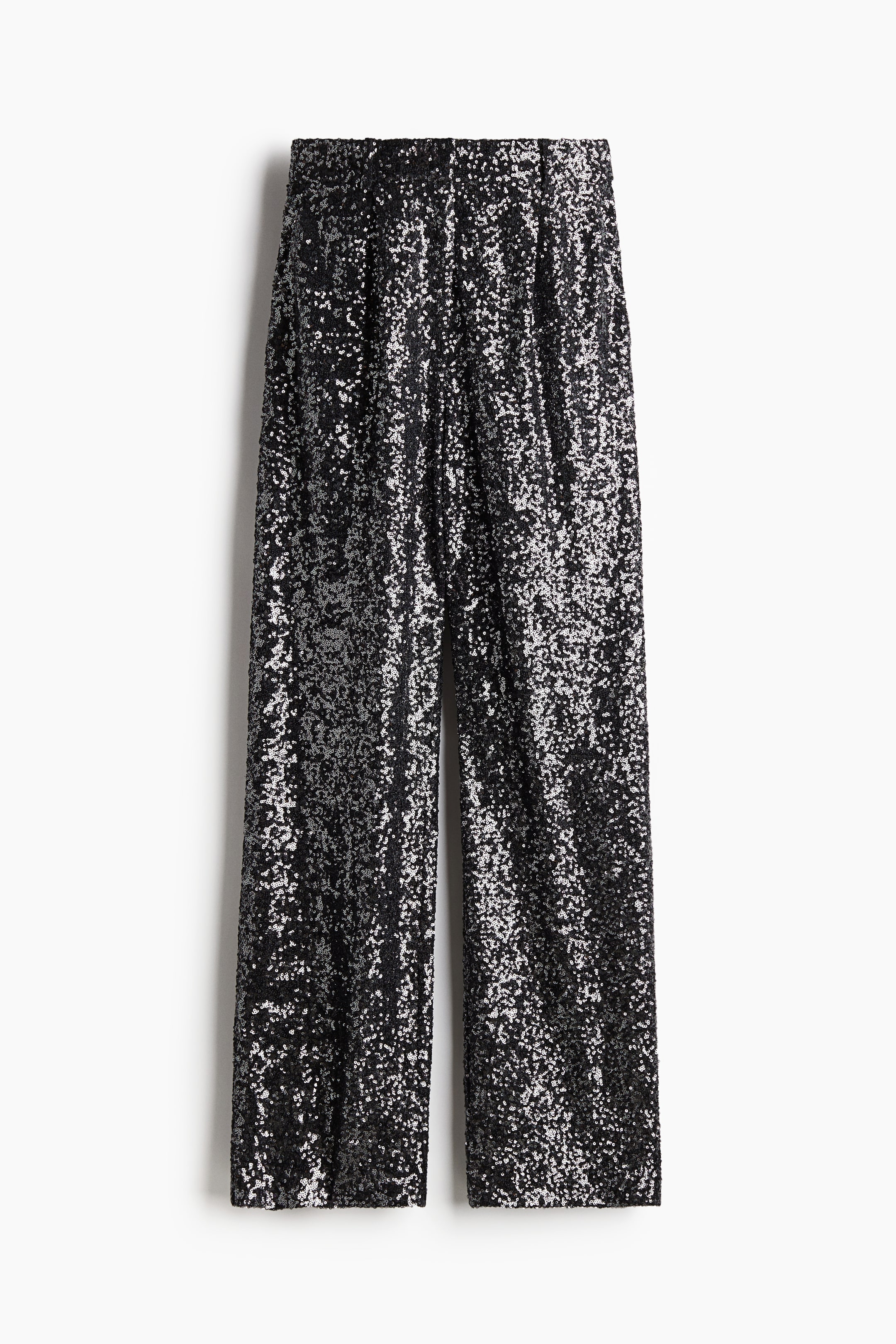 Sequined trousers - Dark grey/Silver-coloured - Ladies | H&M GB 7