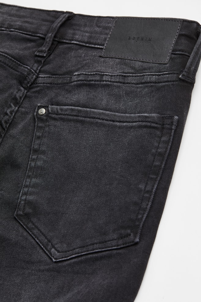 Flared Ultra High Jeans - Black/Denim blue - 5