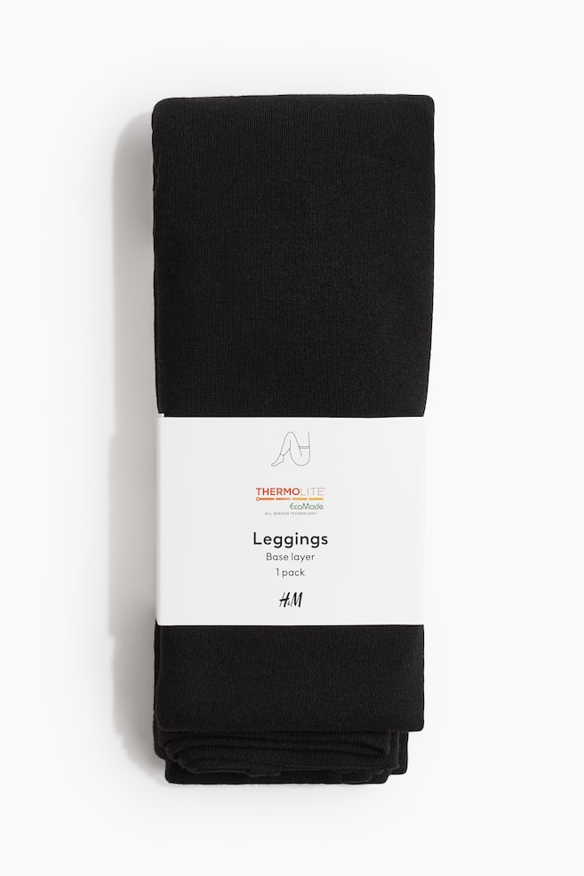 THERMOLITE® Fleece Leggings - Black - 1