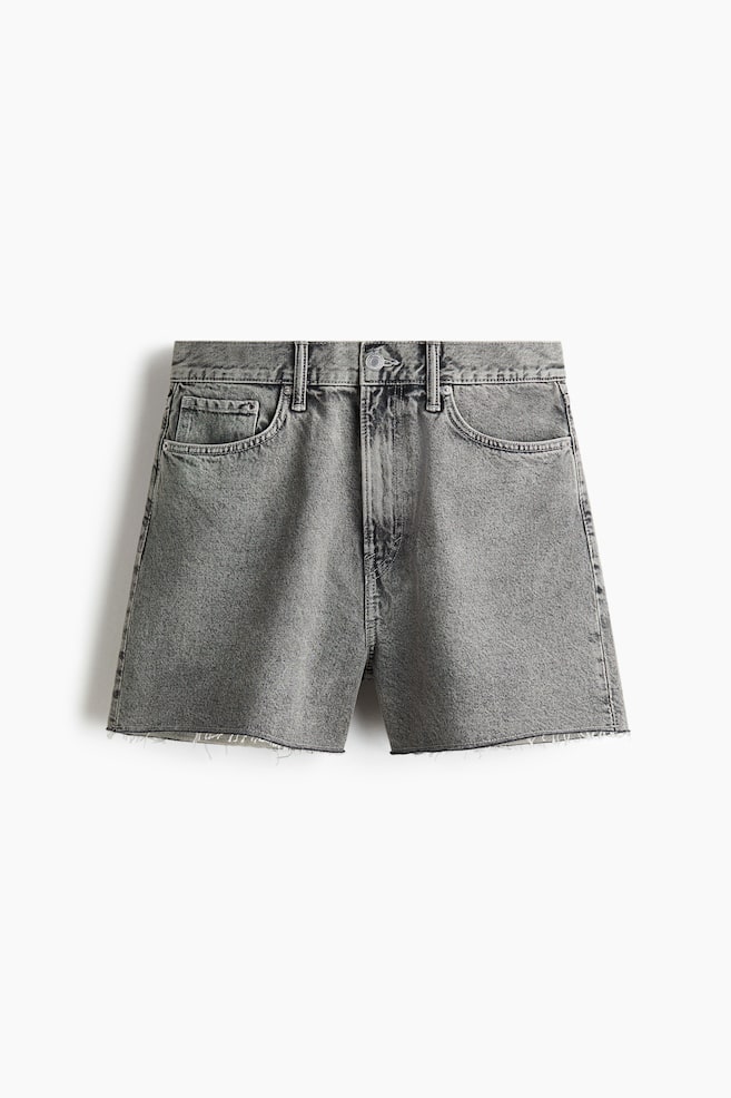 Short Baggy Denim Shorts - Denim gray/Denim black/Light denim blue - 1