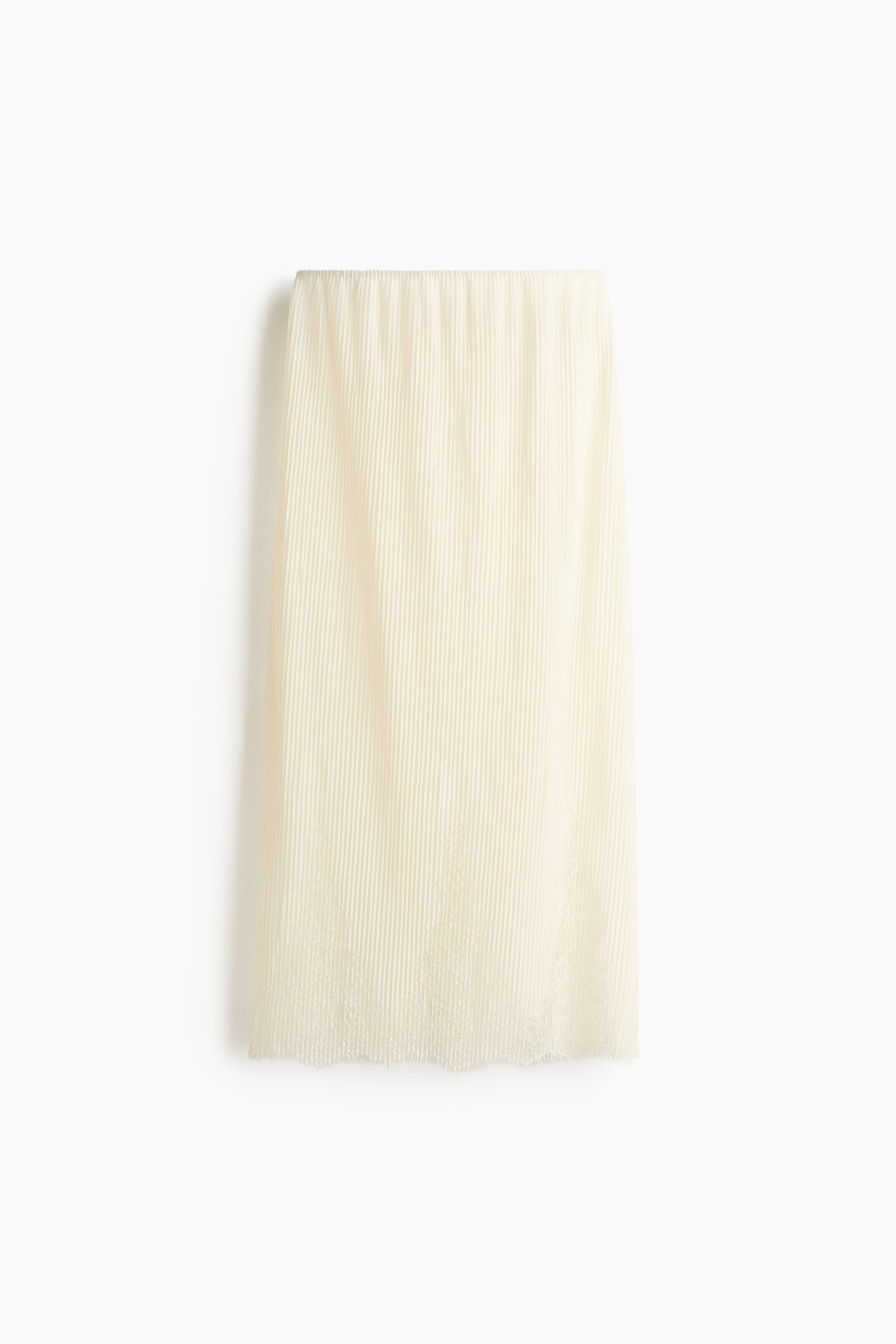 View larger image: Lace-trimmed skirt - Cream - Ladies | H&M IE 5