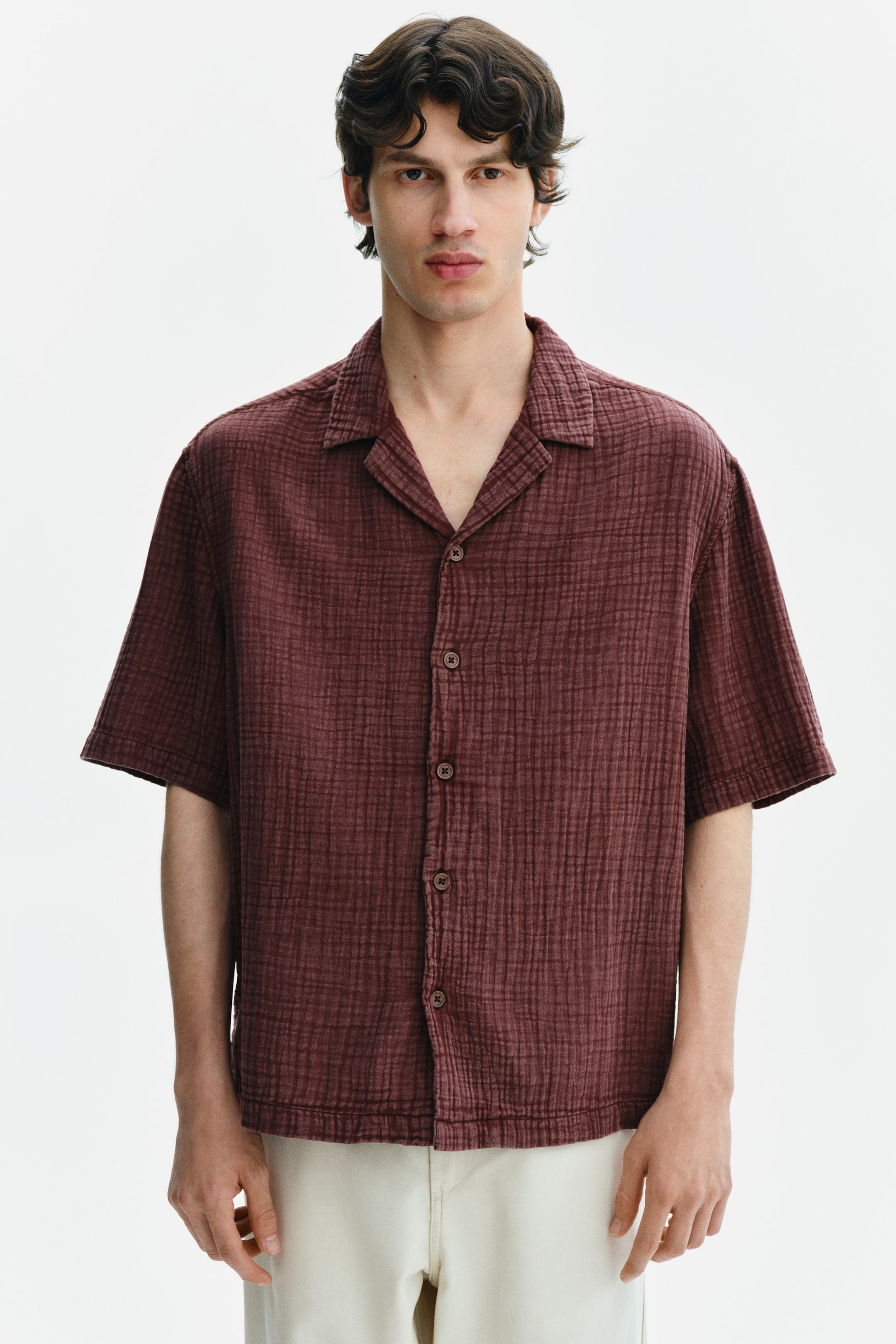 Chemise décontractée en mousseline
