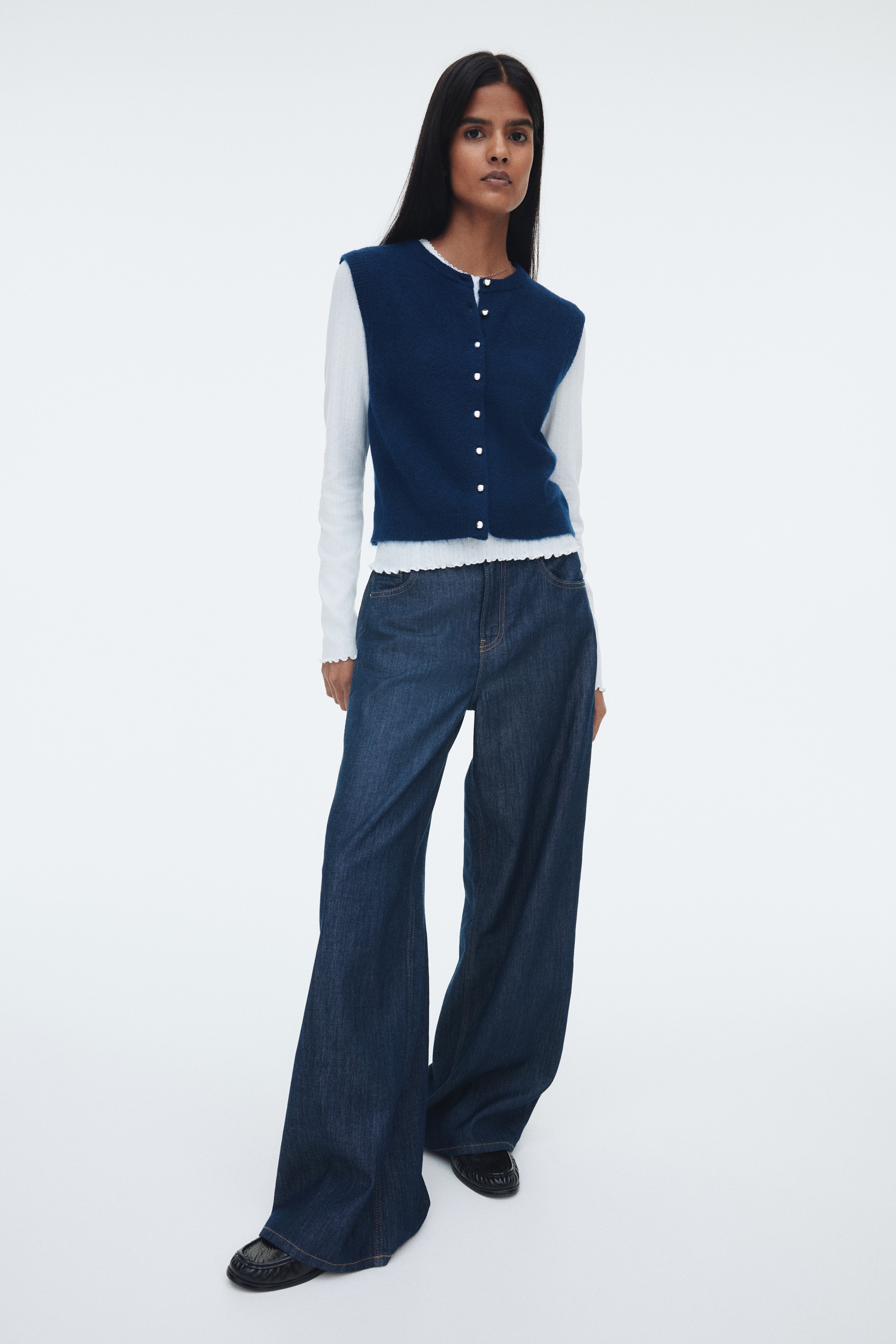 Knitted waistcoat