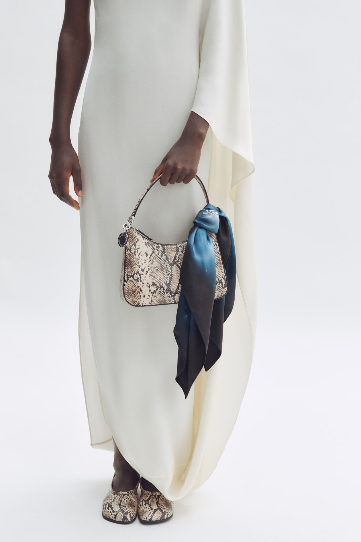 Printed Silk Scarf - image 3