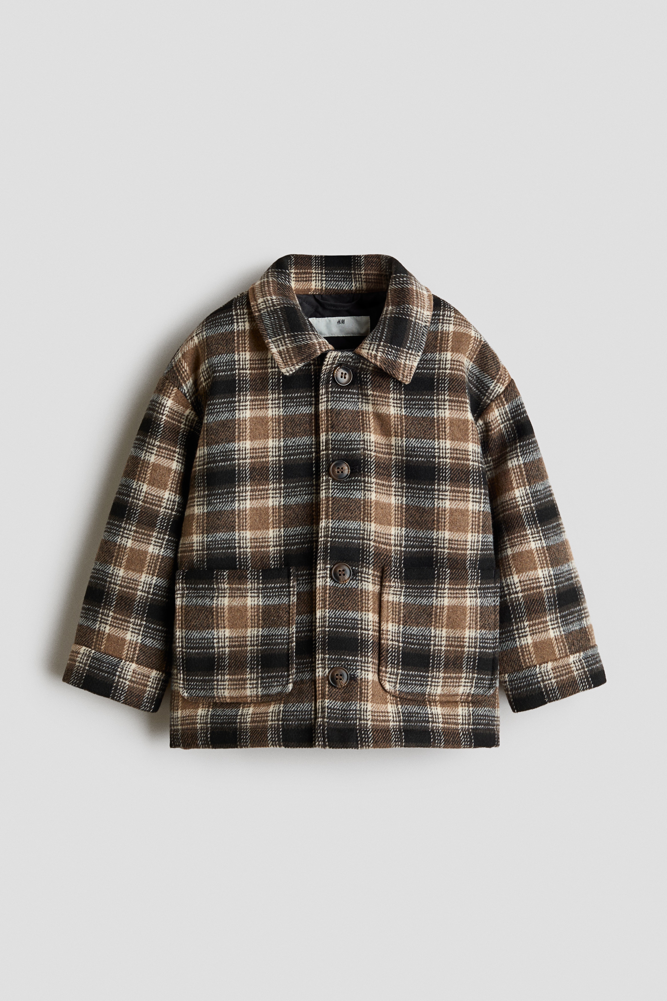 Jacket - Beige/plaid