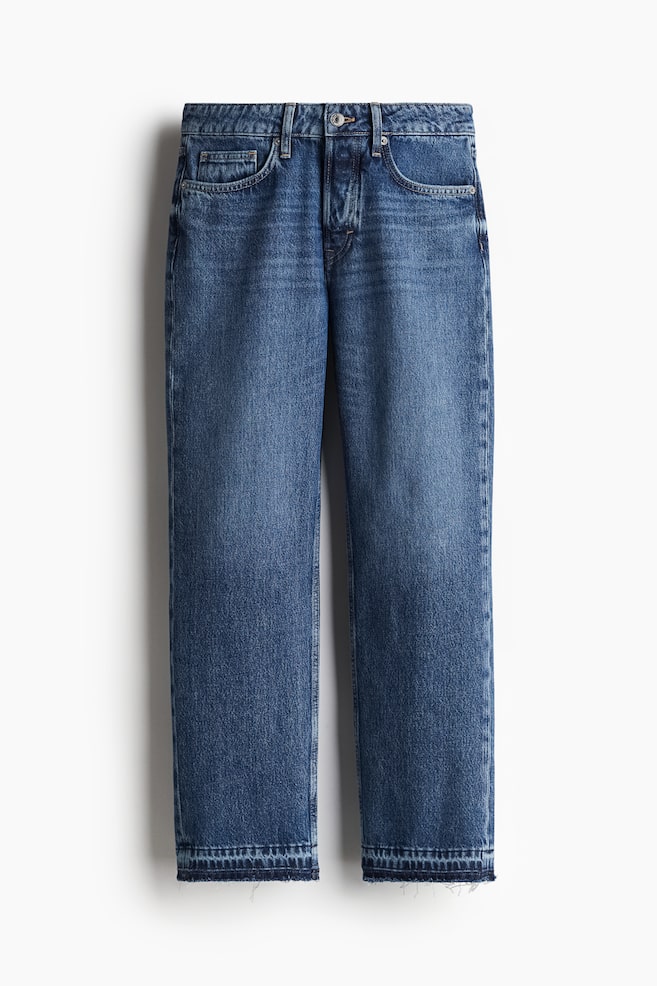 Straight Regular Ankle Jeans - Bleu denim clair - 1