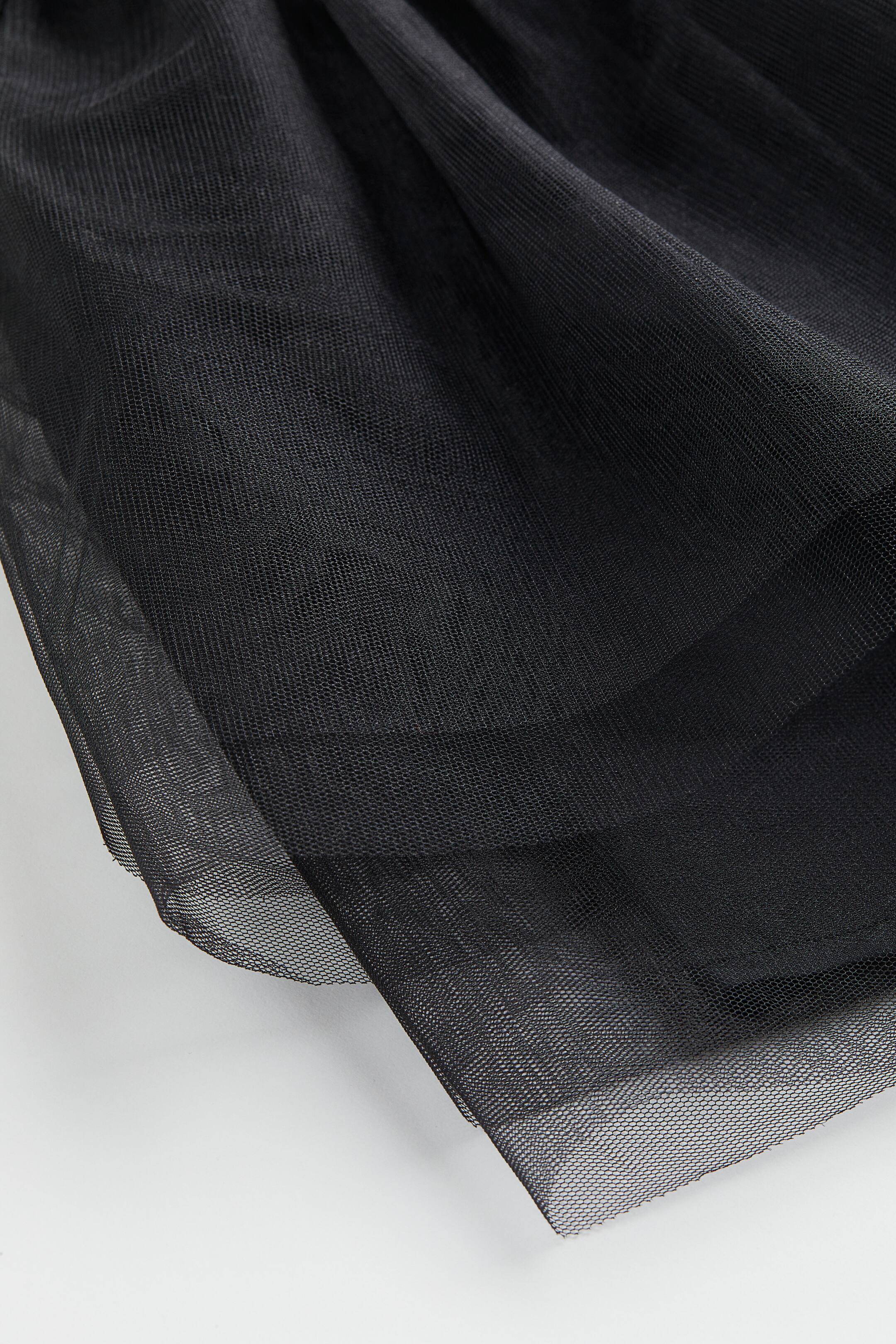 View larger image: Tulle-skirt Dress - Black/skeleton - Kids | H&M CA 2