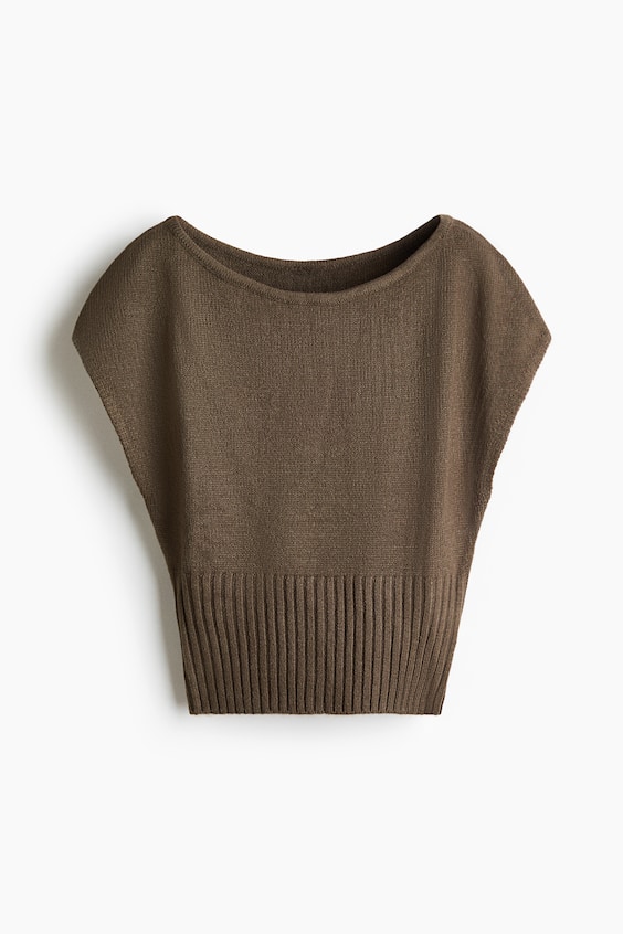 Женские топы H&M Knit Off-the-Shoulder Top
