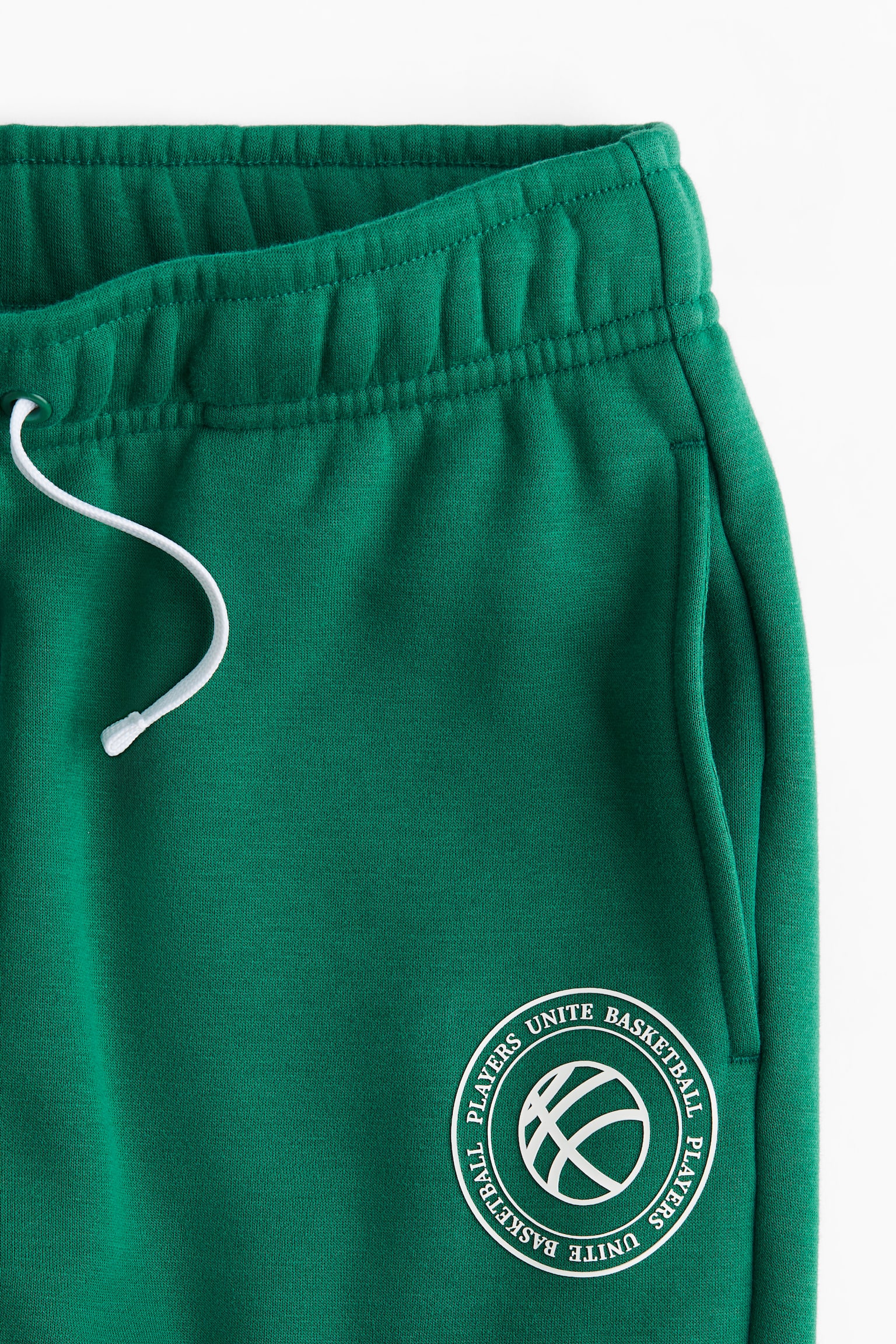 Text-motif sweatpants - Green/Navy blue - 3