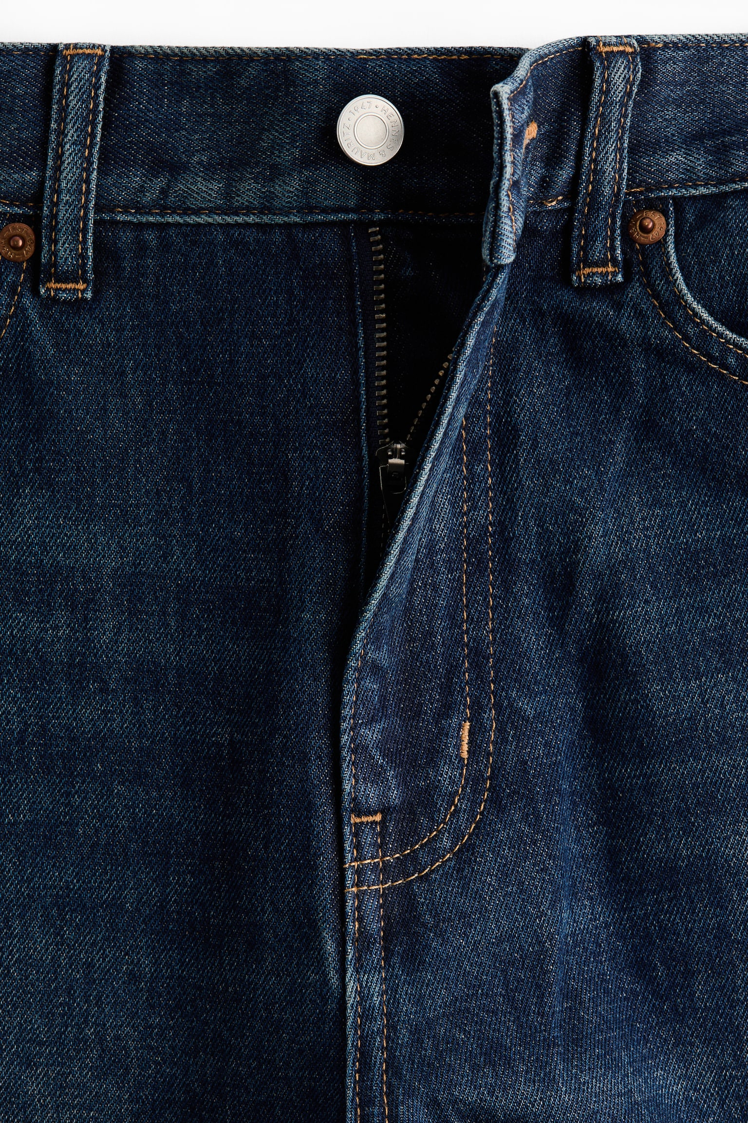 Barrel Regular Waist Jeans - Dark denim blue/Bleu denim clair - 3