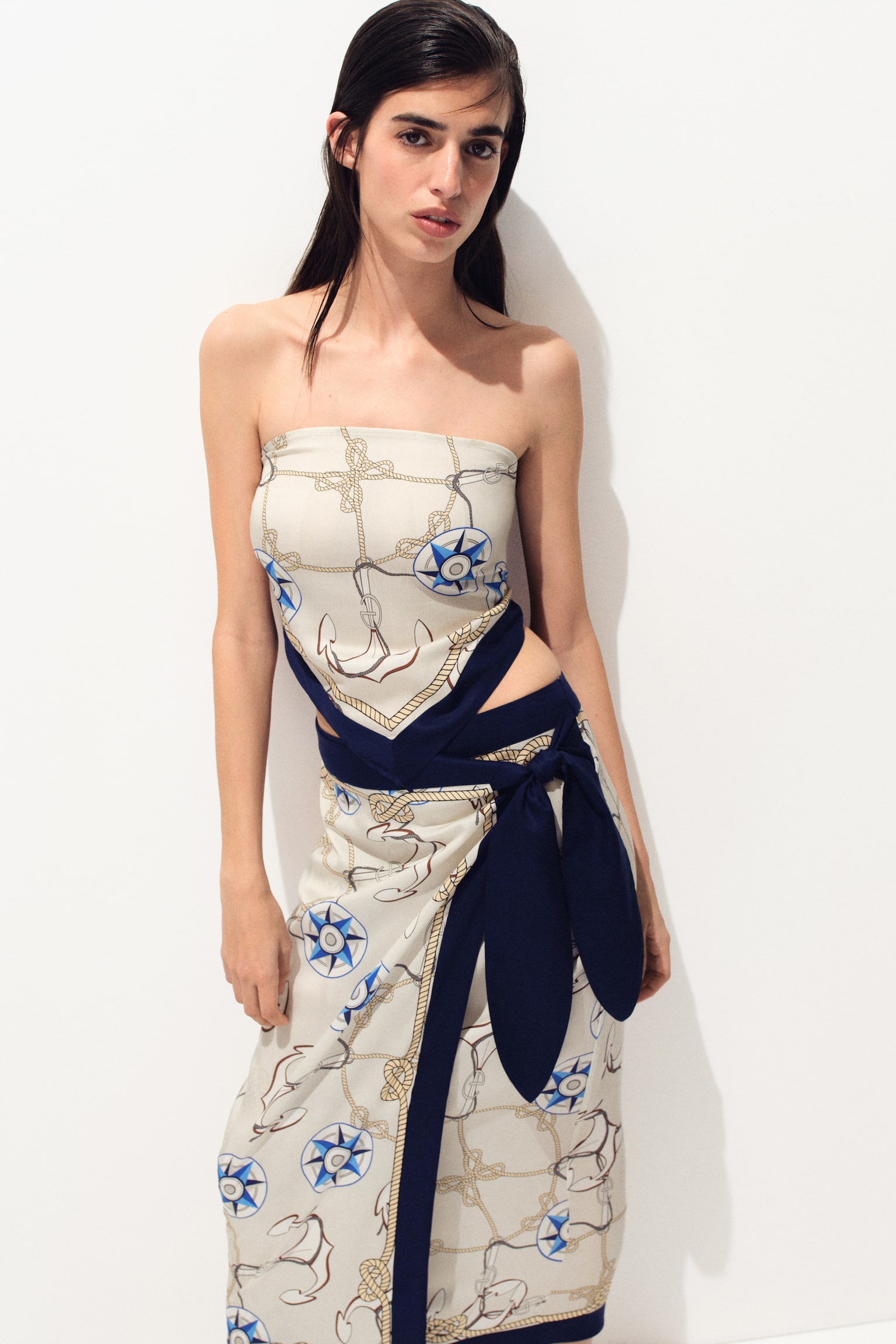 Lyocell wrap skirt - 3
