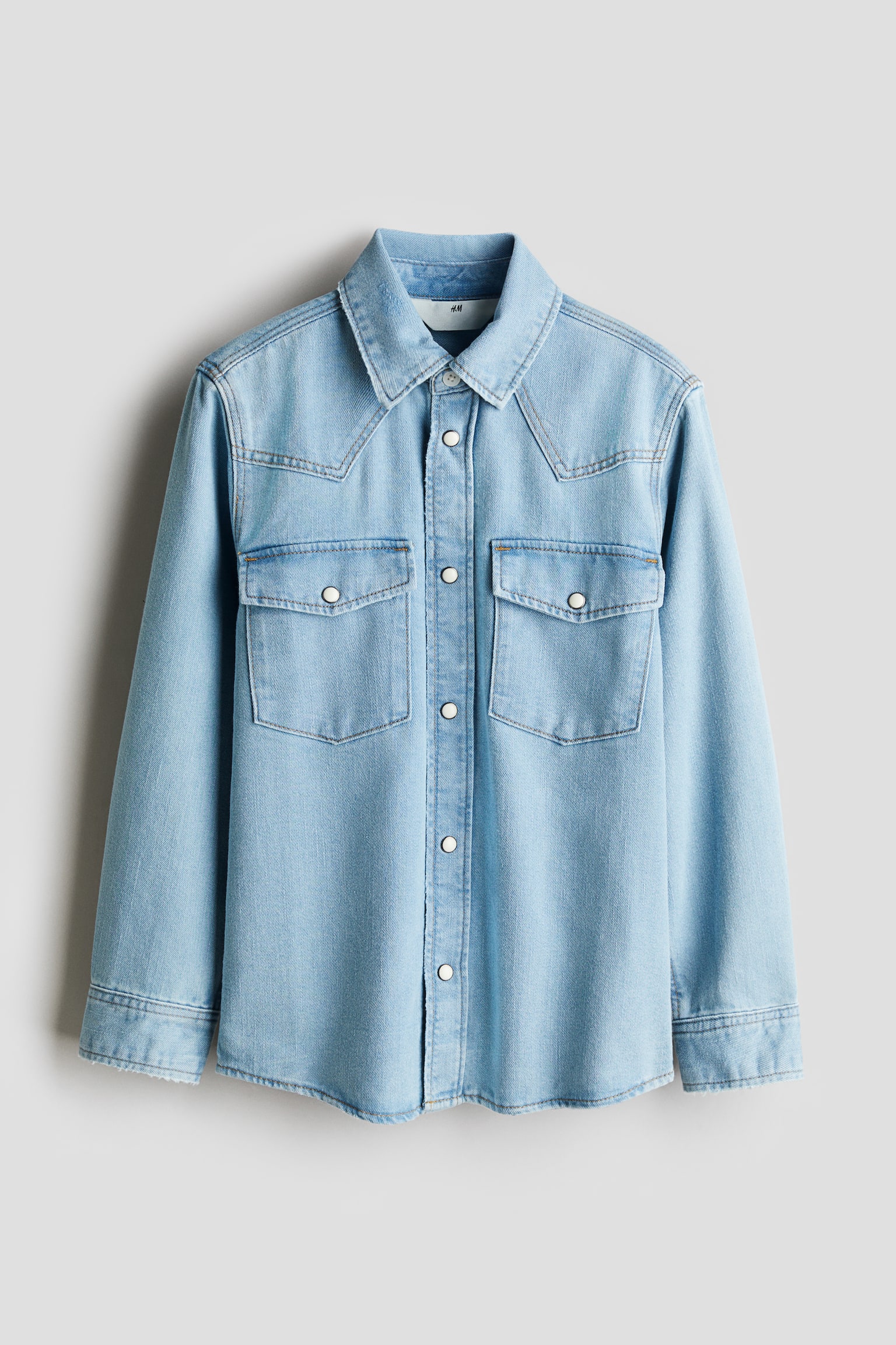 Denim shirt - Light denim blue - 1