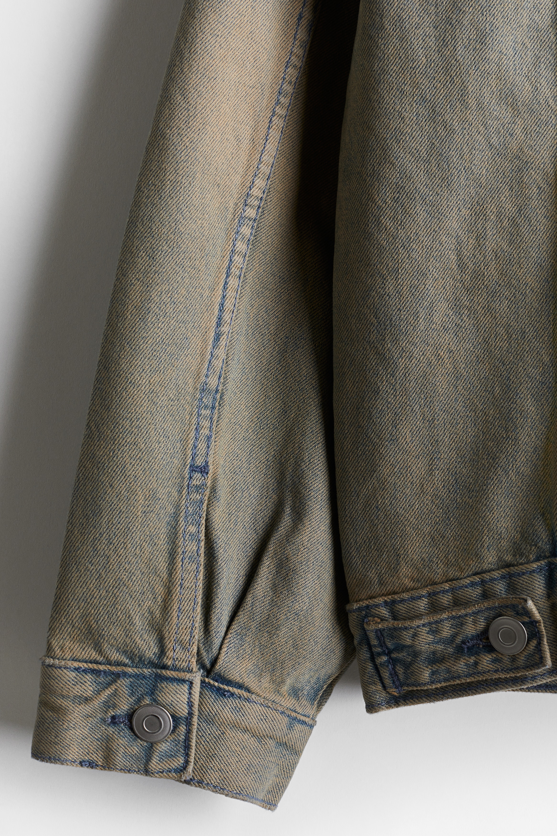 K&H ジャケット デニム グレー ルーズフィット デニムワーカージャケット - グレーブルー - Men