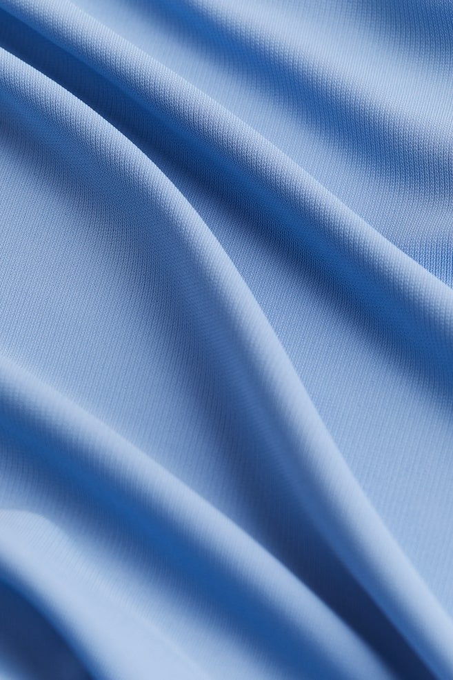 One-Shoulder-Kleid aus Jersey - Blau - 5
