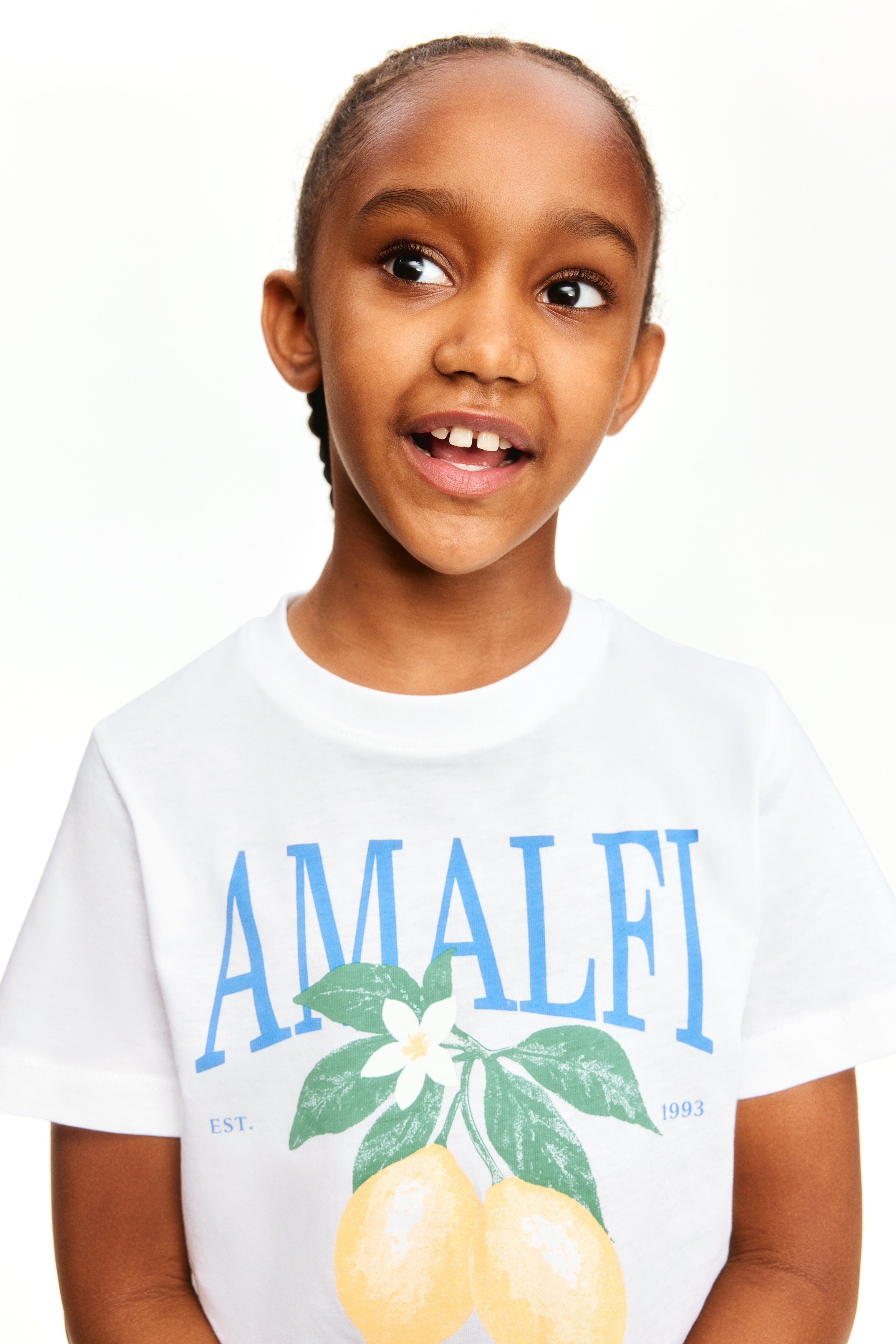 5-pack cotton T-shirts-White/Amalfi