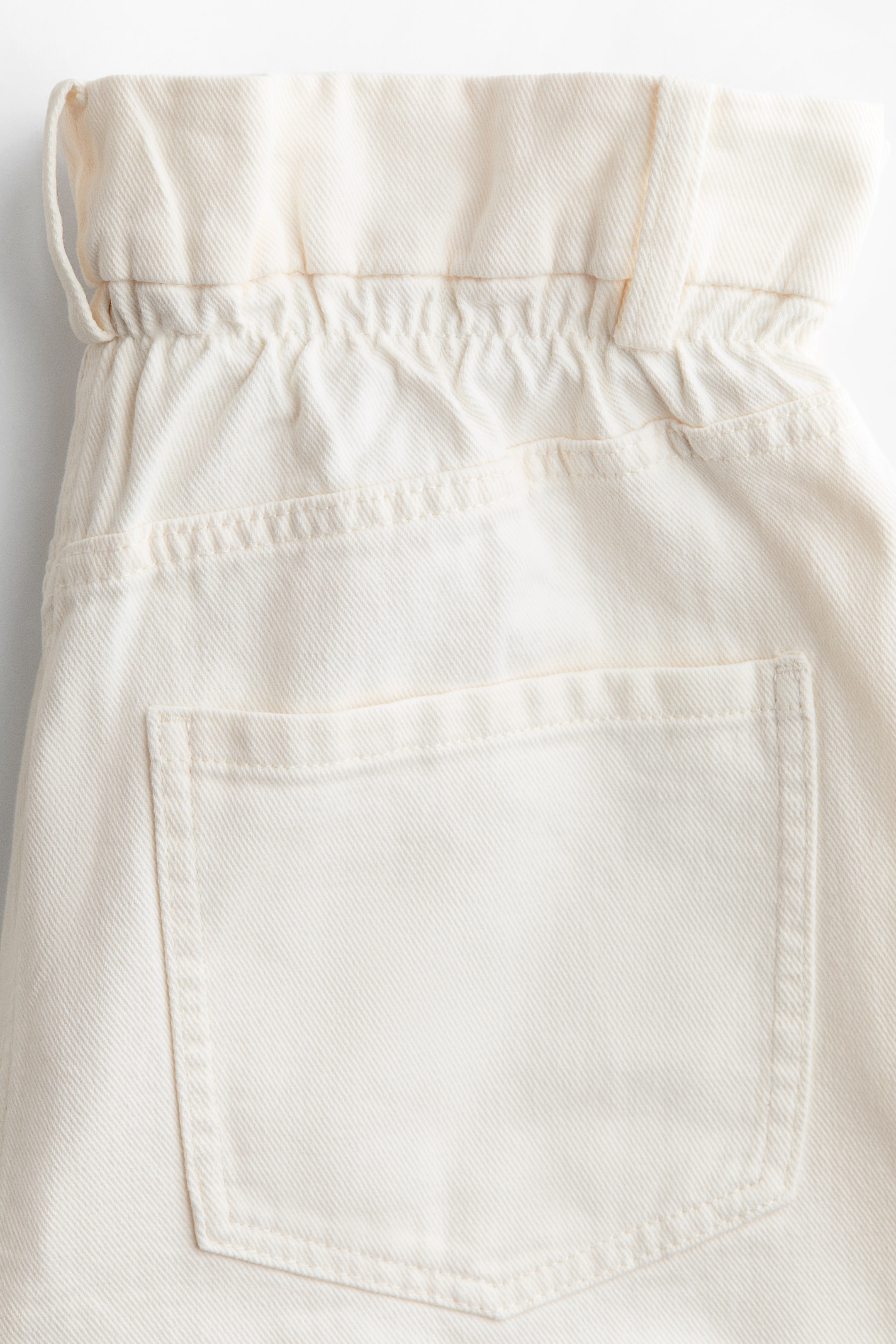 Paper-Bag Bermuda Shorts