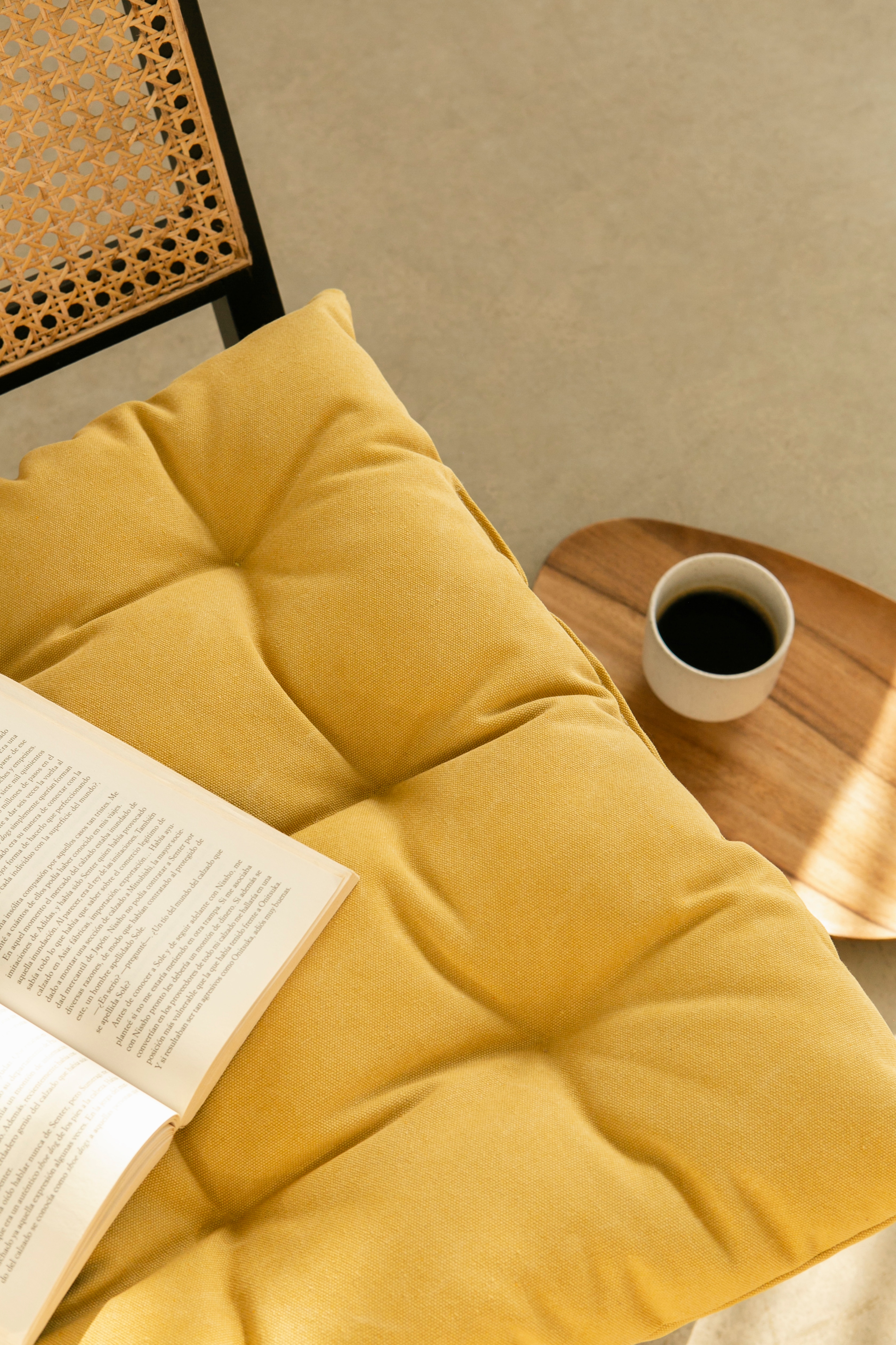 Cuscino Futon Da Pavimento - Giallo/Blu/Taupe/Marrone/Rosa