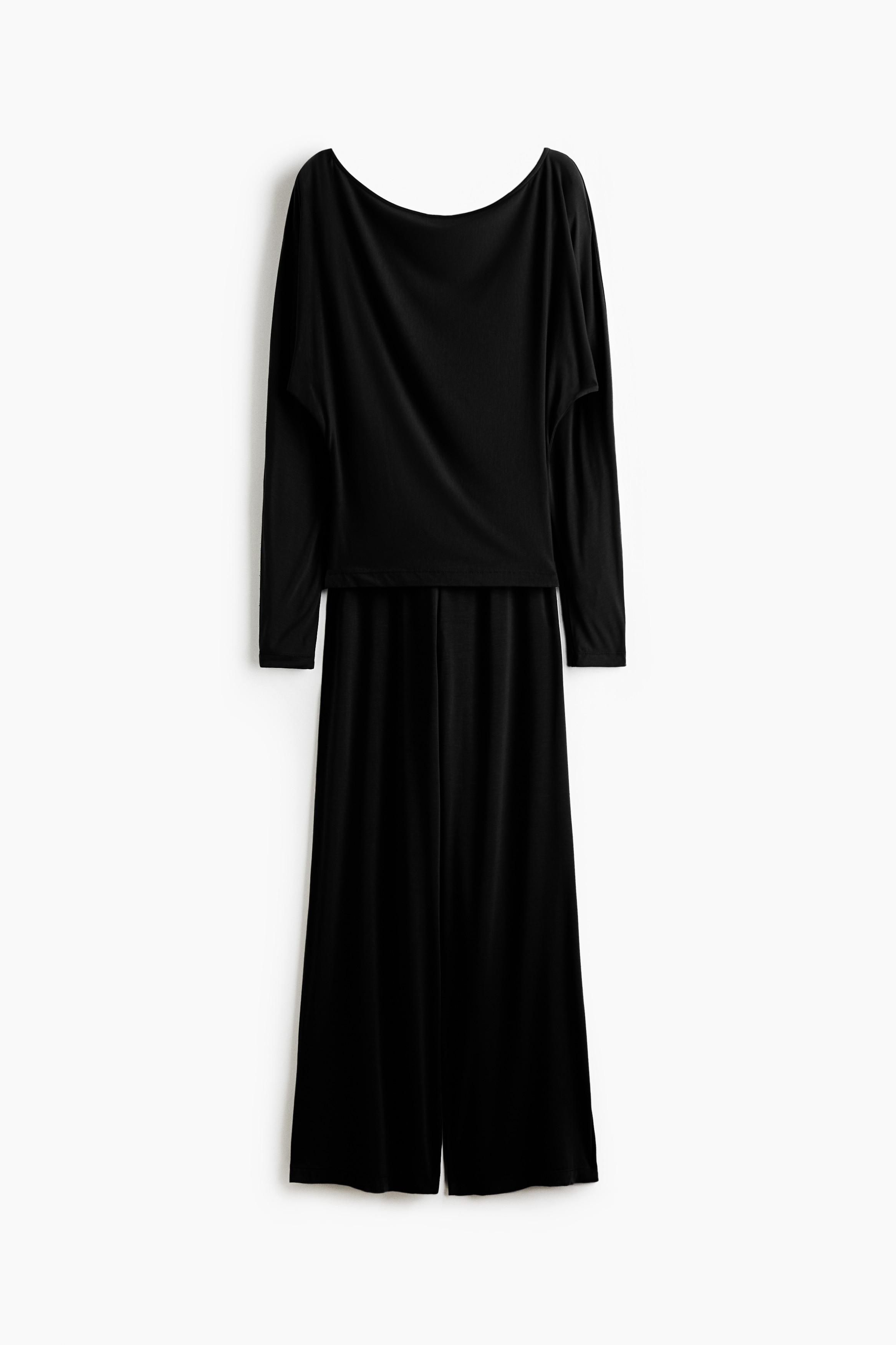 Modal jersey pyjamas - Black