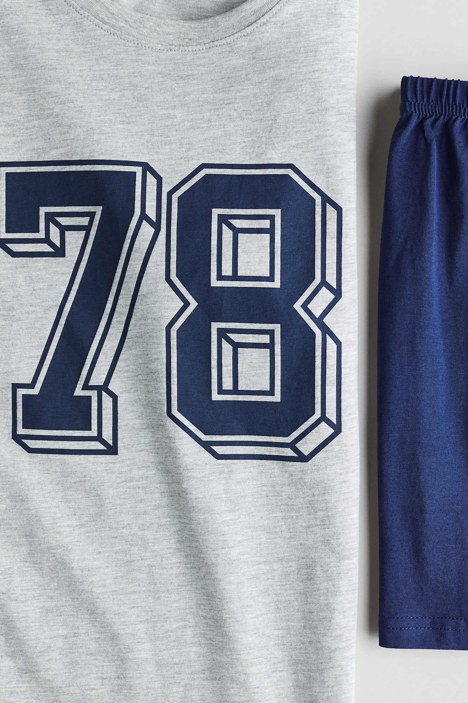 Cotton jersey pyjamas - 2