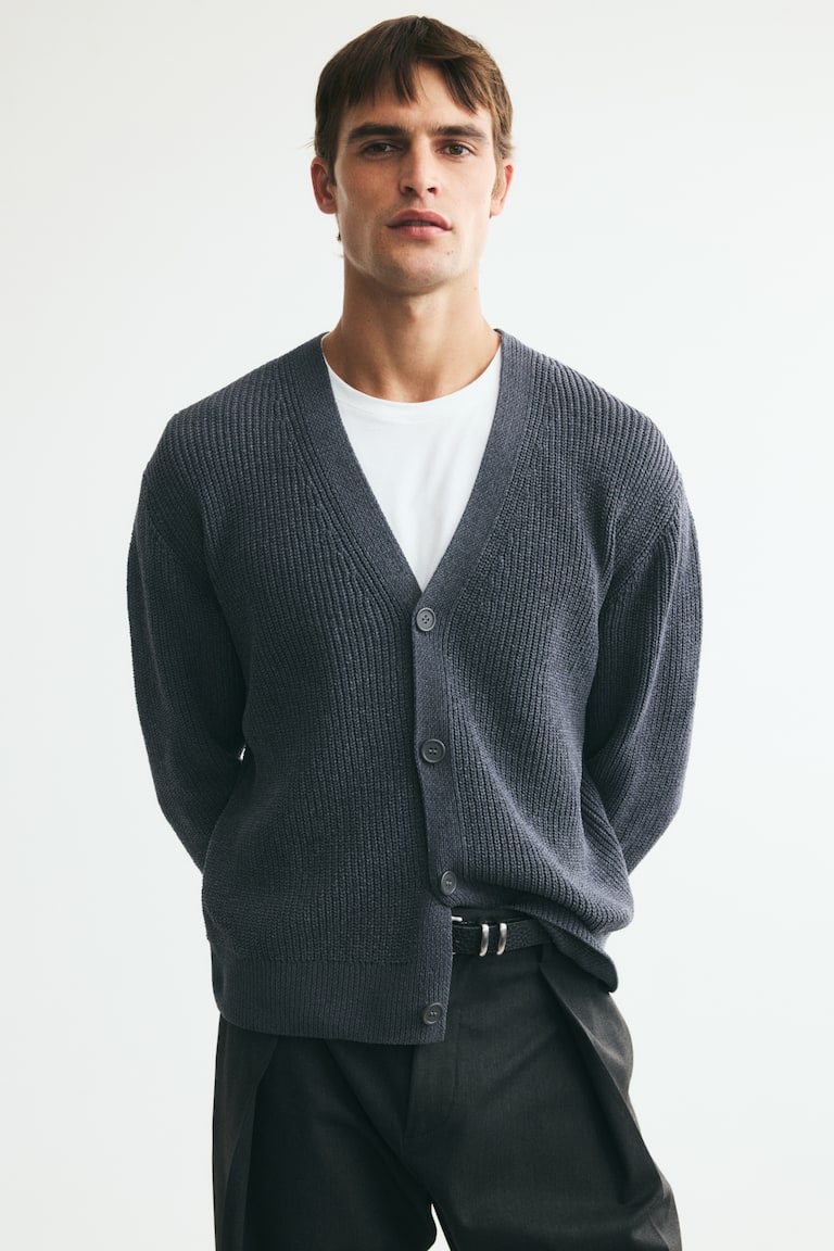 Džemper na kopčanje od žanile Relaxed Fit