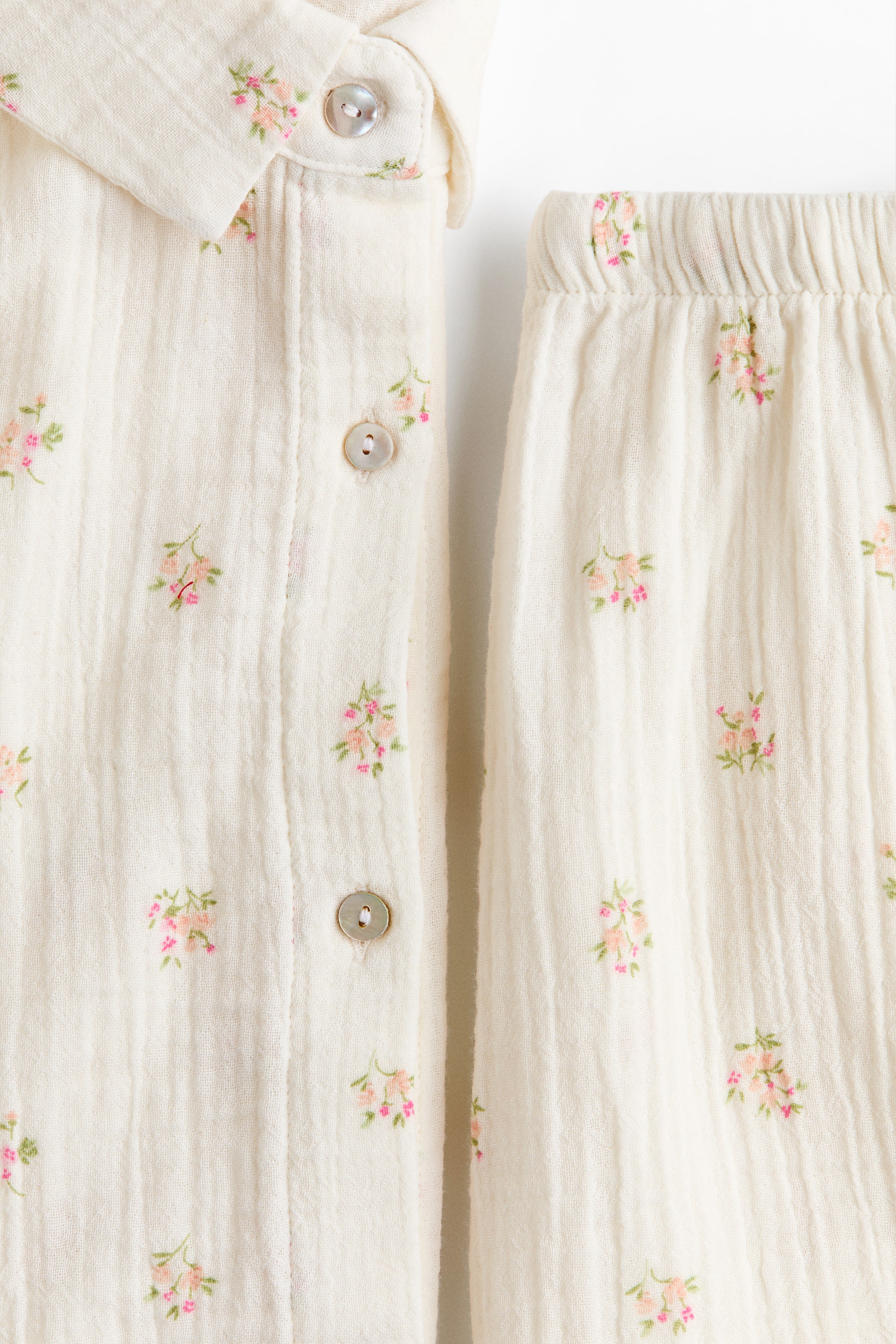 Pajama Shirt and Shorts