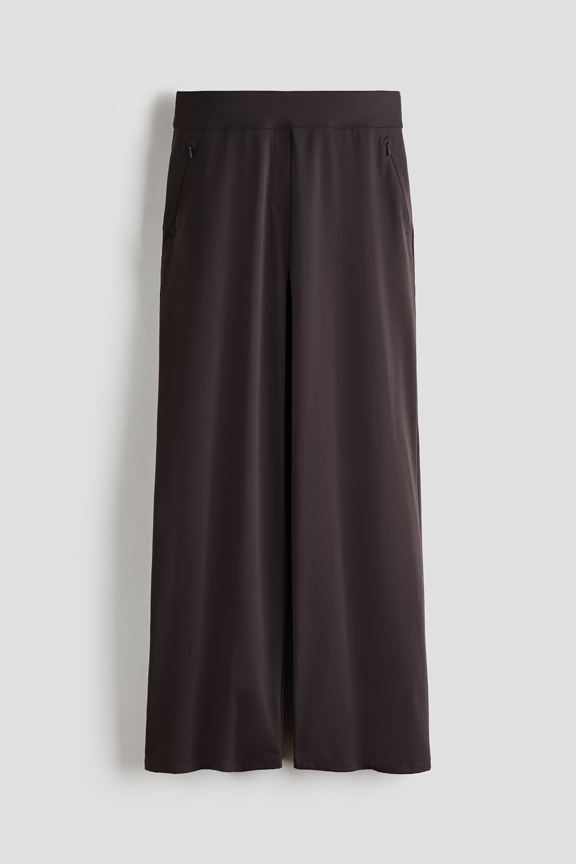 Four-way Stretch Wide Trousers - Dark brown/Navy blue/Black/Light brown