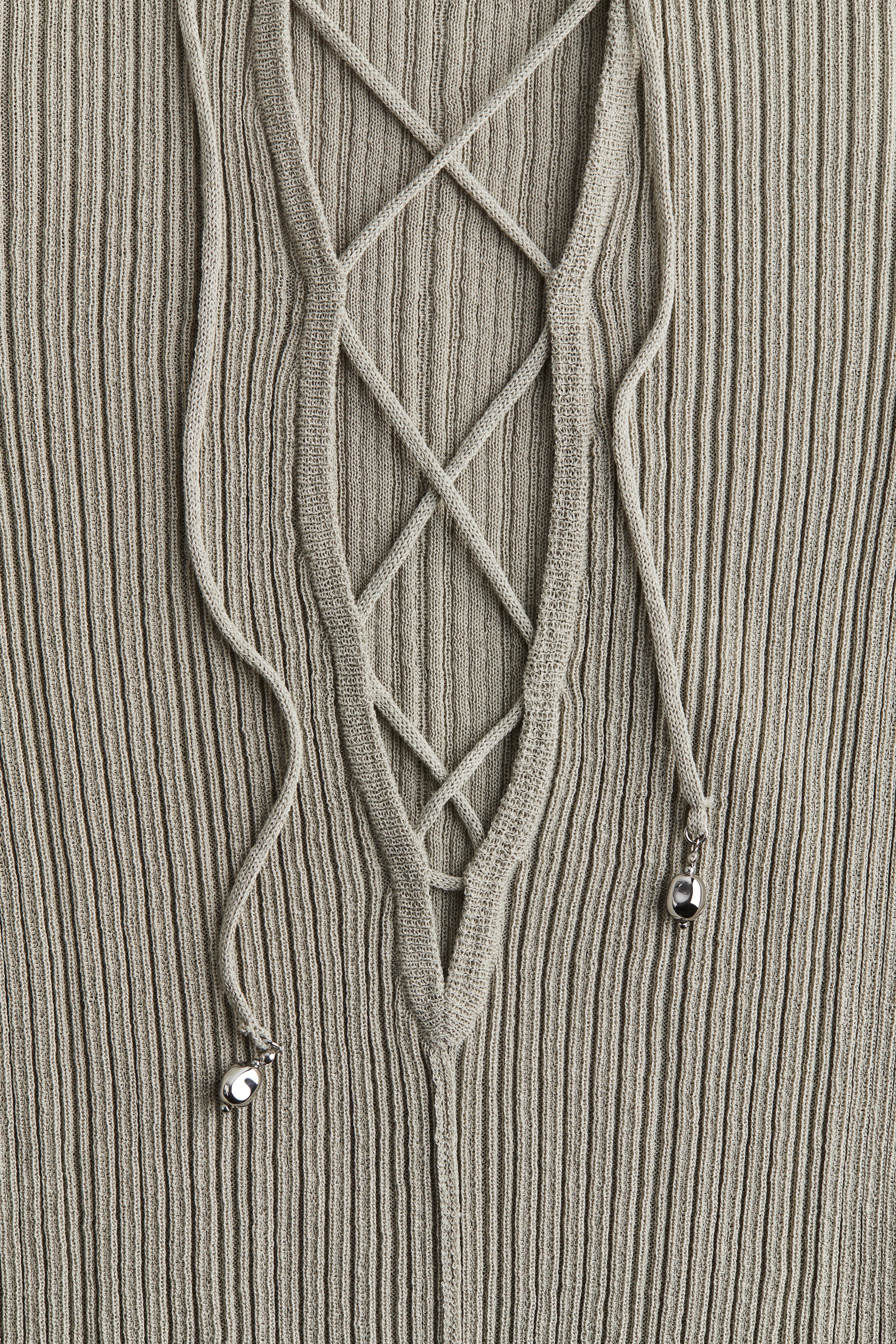 Lace-up top