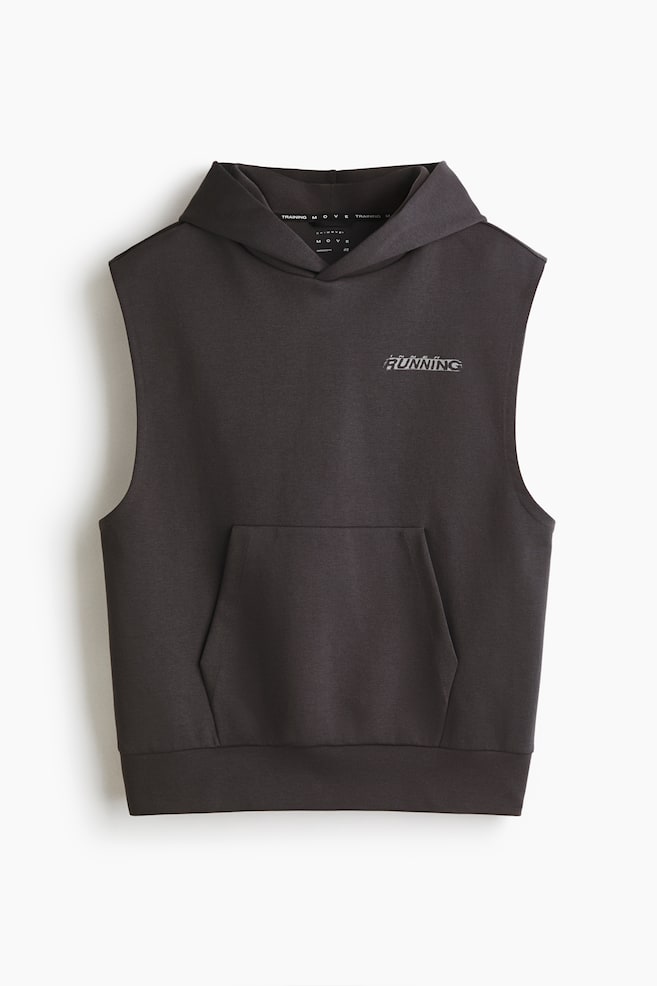 Felpa smanicata con cappuccio con DryMove™ - Grigio scuro/Running/Verde polvere/Solstice/Marrone scuro/Bordeaux/365 Training Team/Grigio mélange - 1