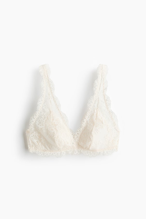 Женское бра H&M с мягкими чашками и кружевом