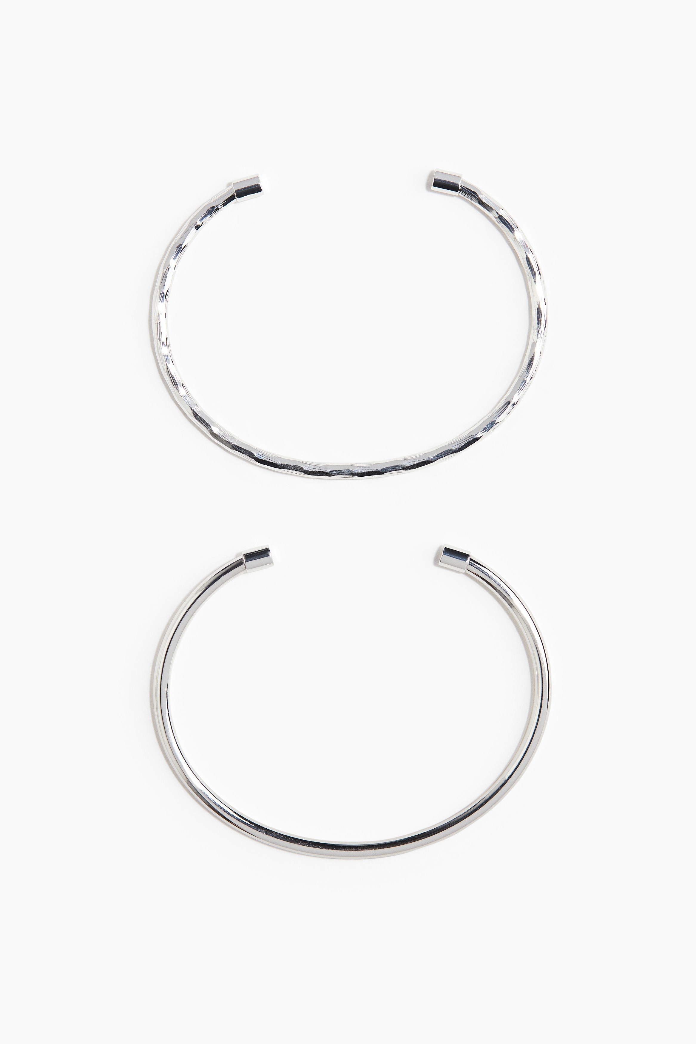 2-pack Cuff Bracelets - Silver-colored - Ladies | H&M US