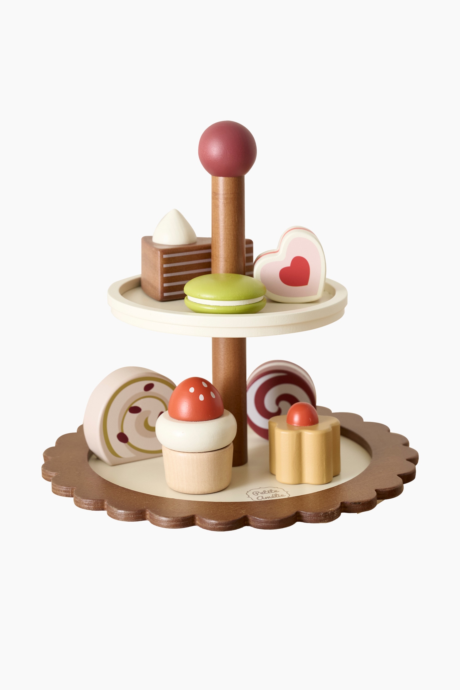Présentoir À Gateaux - Brun/Beige