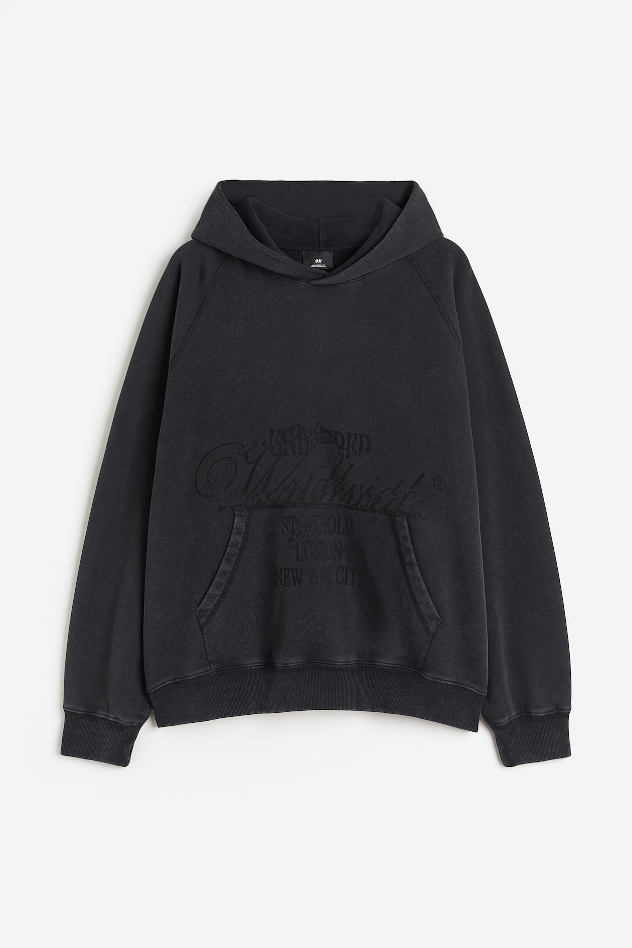 H&M Pria Oversized Fit Printed Hoodie main image 1