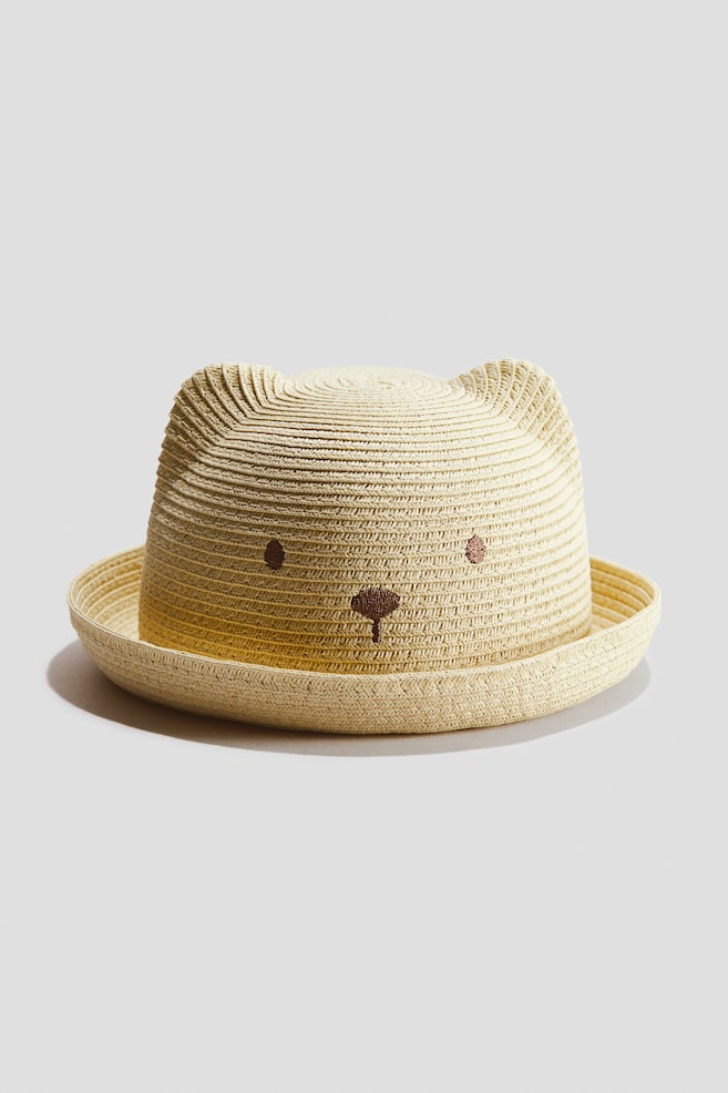 Straw Hat - Beige - 1