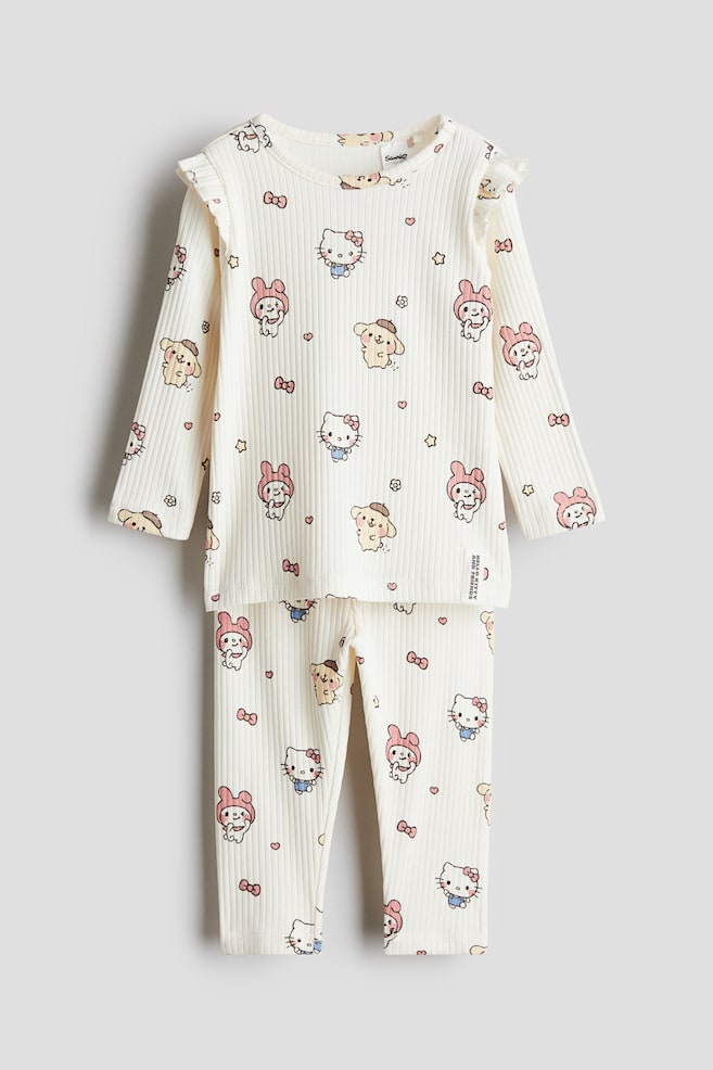 Printed jersey pyjamas - White/My Melody - 1