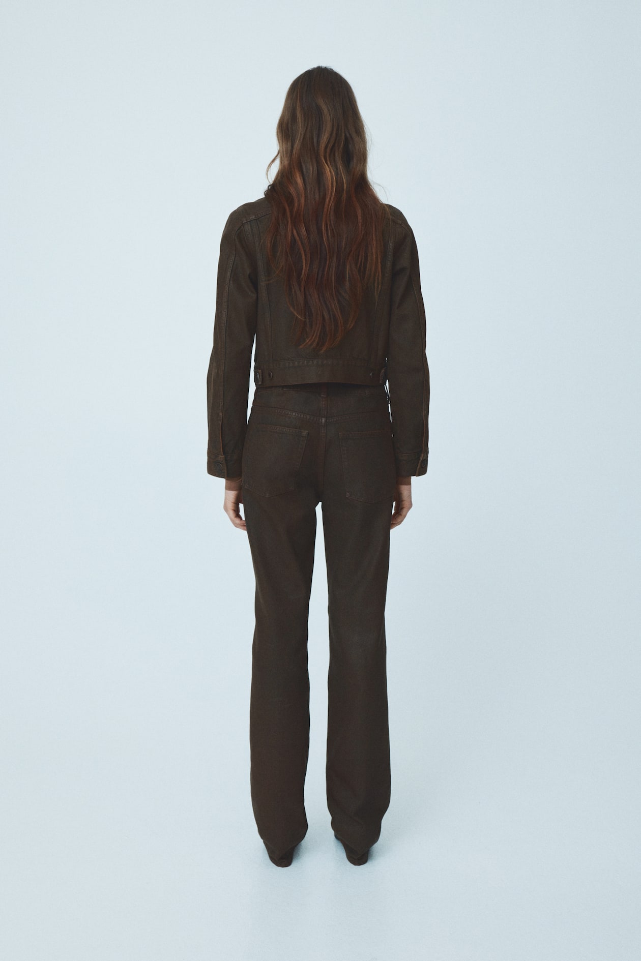 Coated Straight-Leg Jeans - image 5
