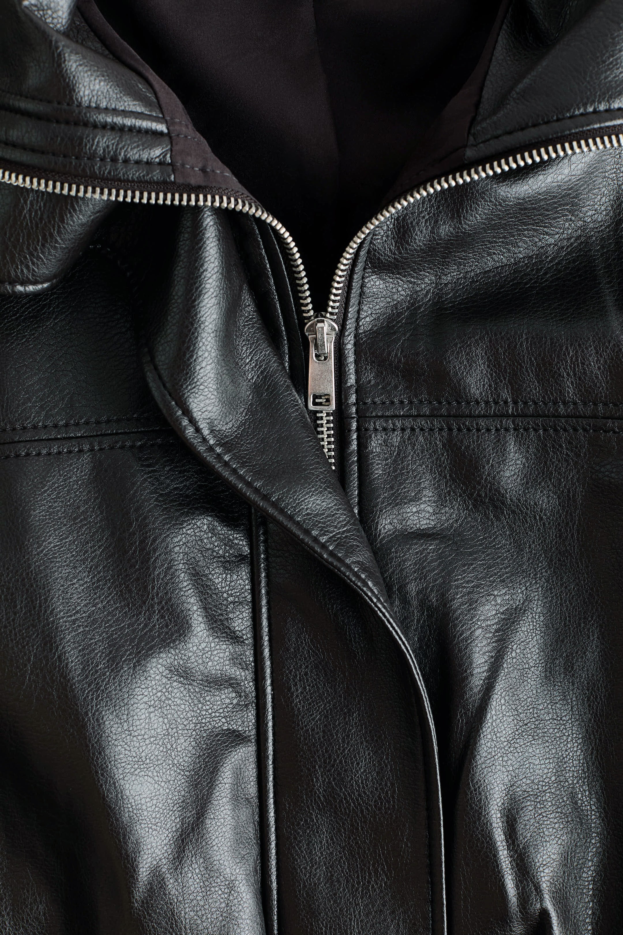 Oversized Bubble-Hem Jacket