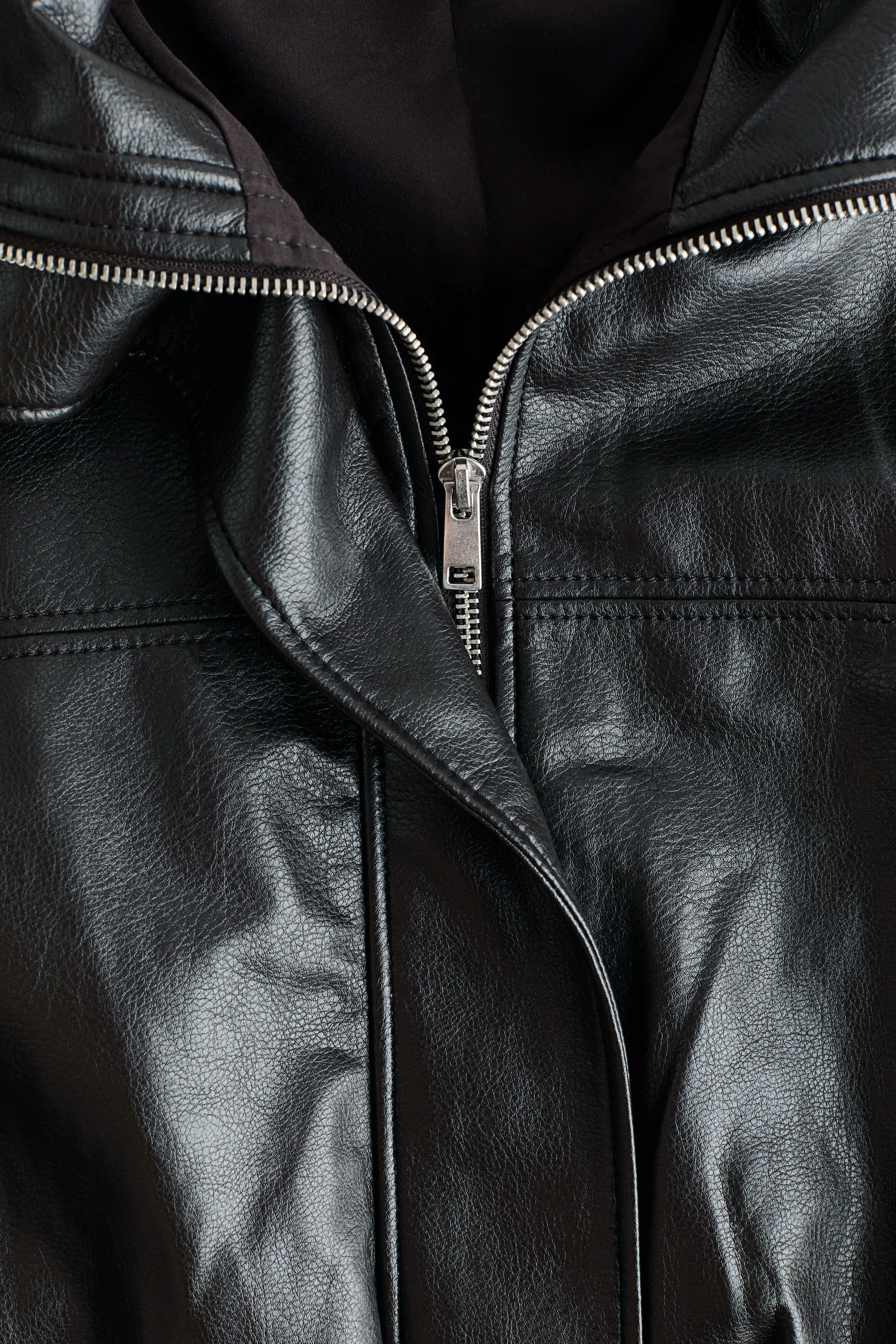 Oversized Bubble-Hem Jacket