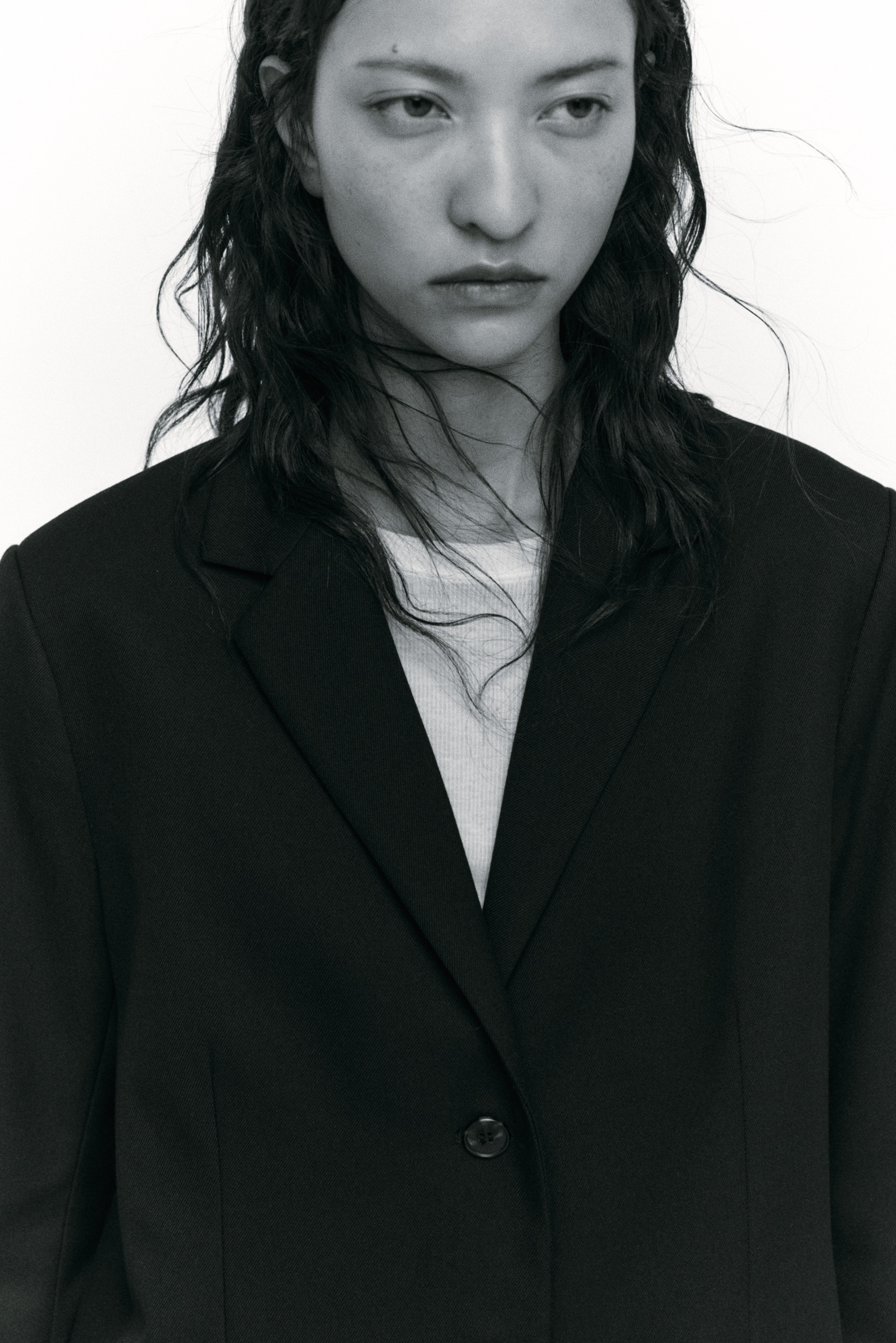Women's Black Long blazer | H&M IN