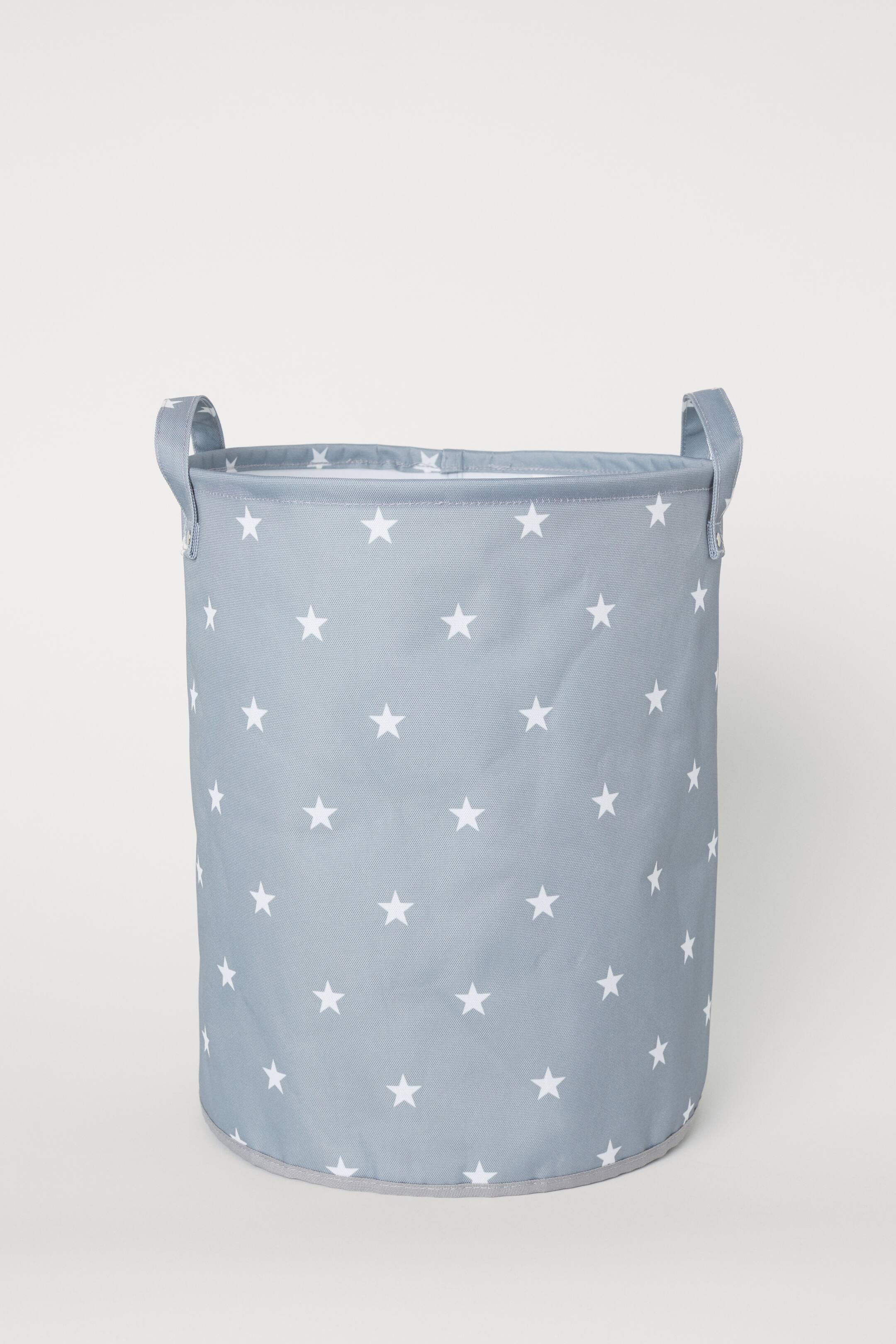 View larger image: Storage basket - Grey/Stars - Home All | H&M IE 1