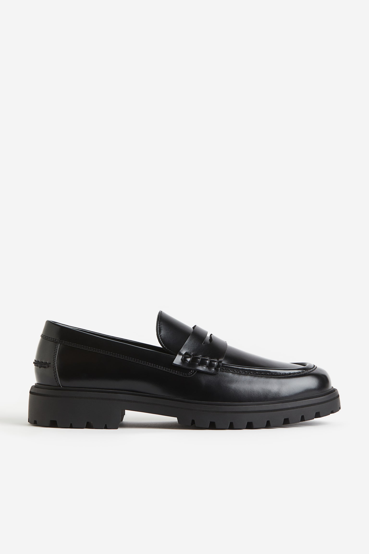 Chunky Loafers - Black/Dark brown - 1